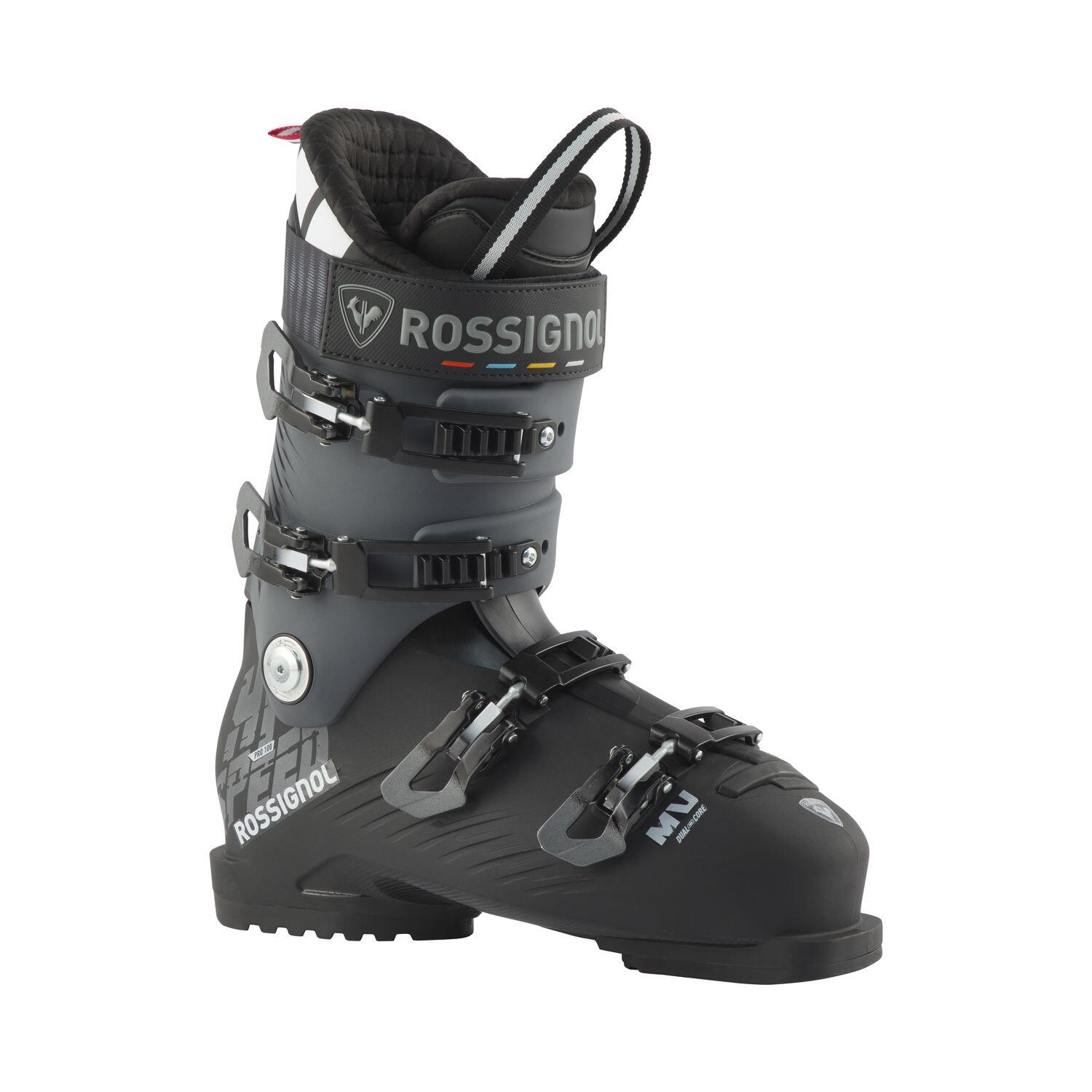 Rossignol - Chaussures De Ski Hi Speed Pro 100 Mv Black Homme - Chaussures De Ski - Gris - 25,5 Cm - Decathlon