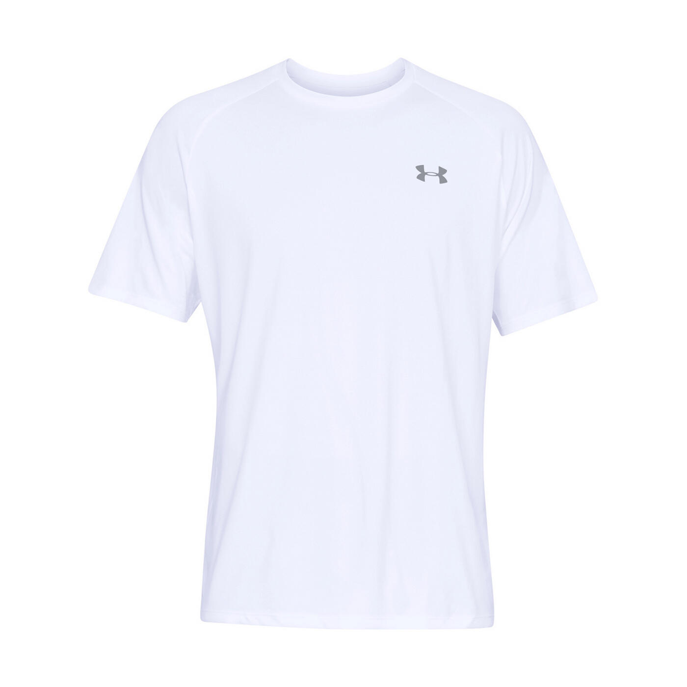 UNDER ARMOUR Mens Tech TShirt (White/Grey)
