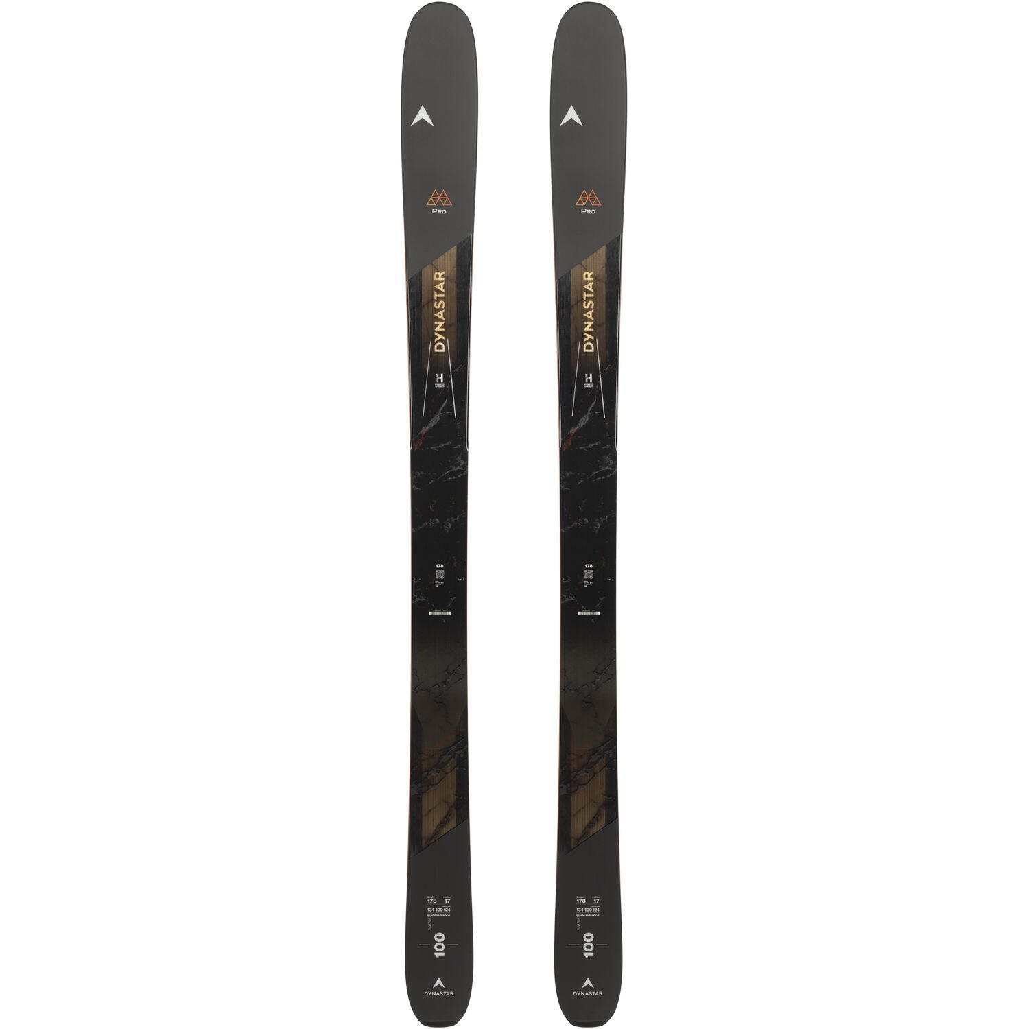 Esquís Dynastar M-Pro 100 Ti negros para hombre (sin fijaciones) 1/2
