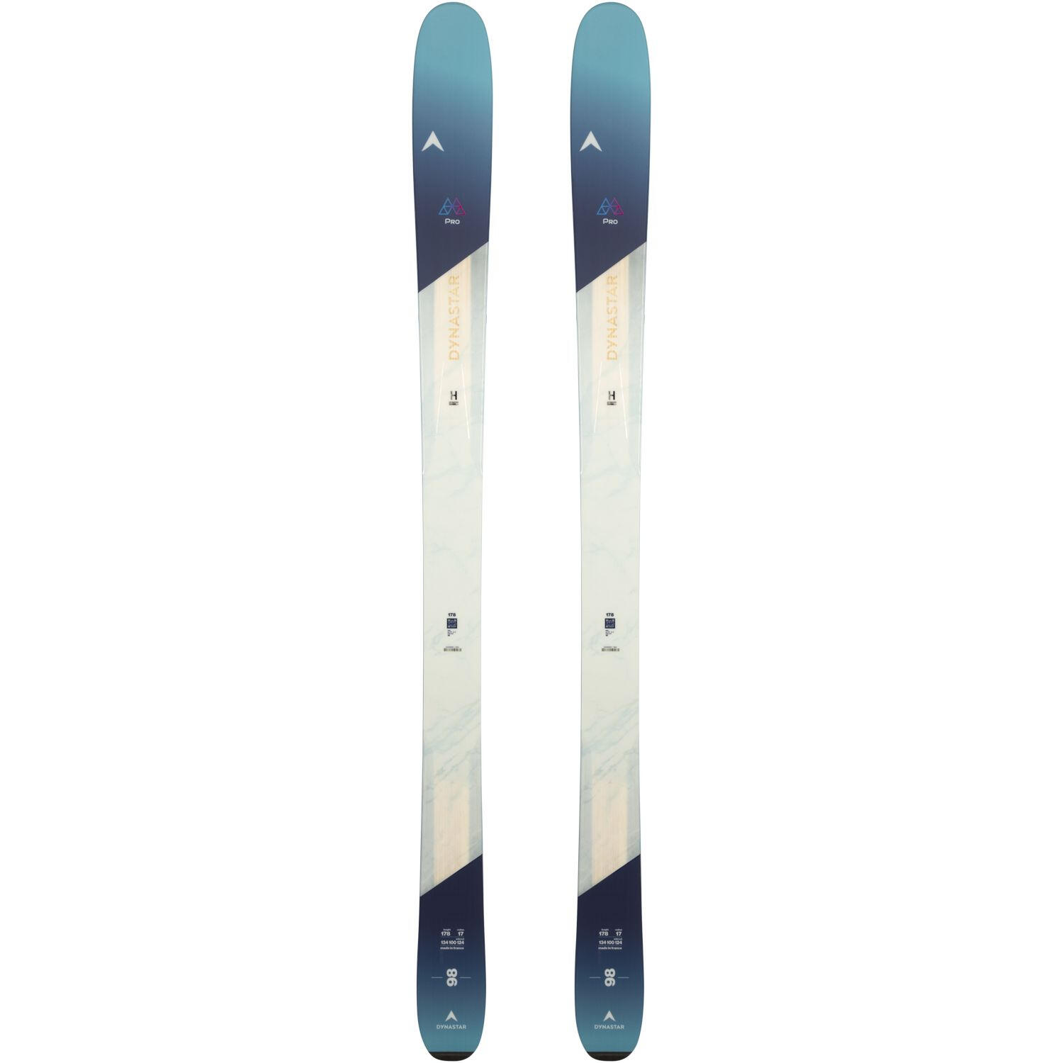 Ski's zonder bindingen Dynastar M-Pro W 98 Wit Dames 1/2