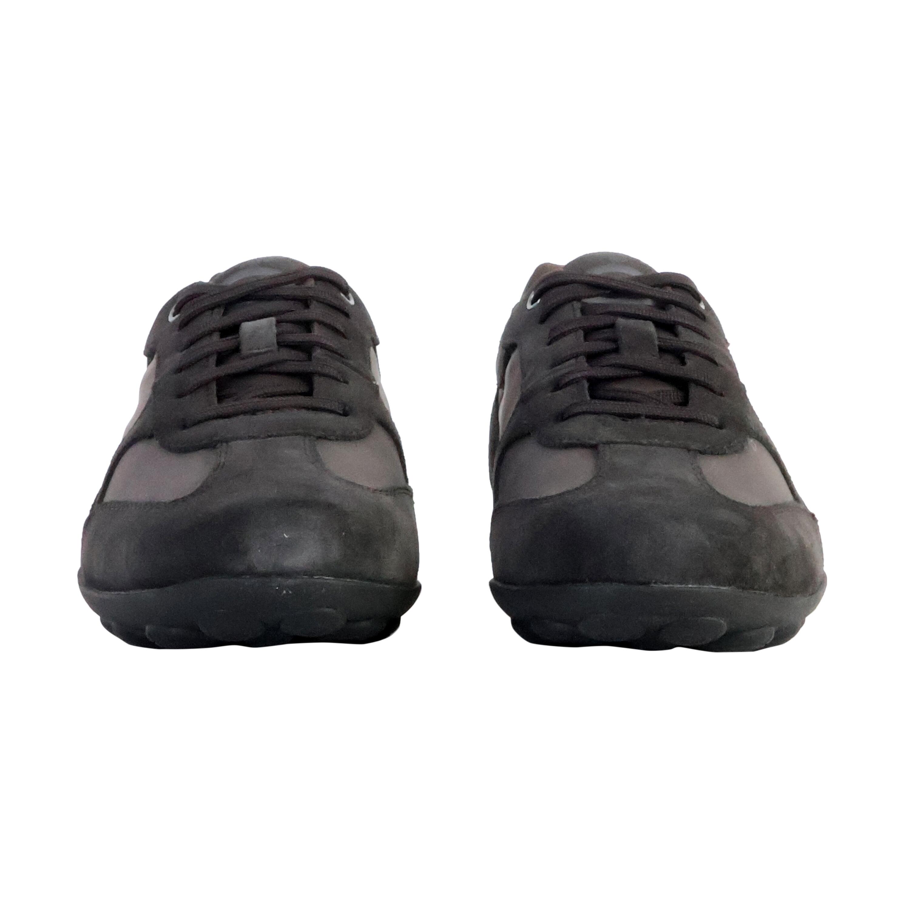 Geox U Snake 2.0 C -  Herren Leder Sneaker U45GXC 02211 C6024 Coffee 5/6