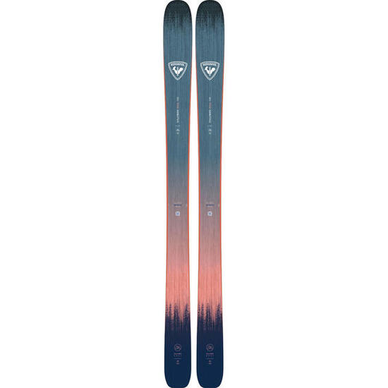 Esquís Rossignol Rallybird Soul 102 para mujer, color azul (sin fijaciones)