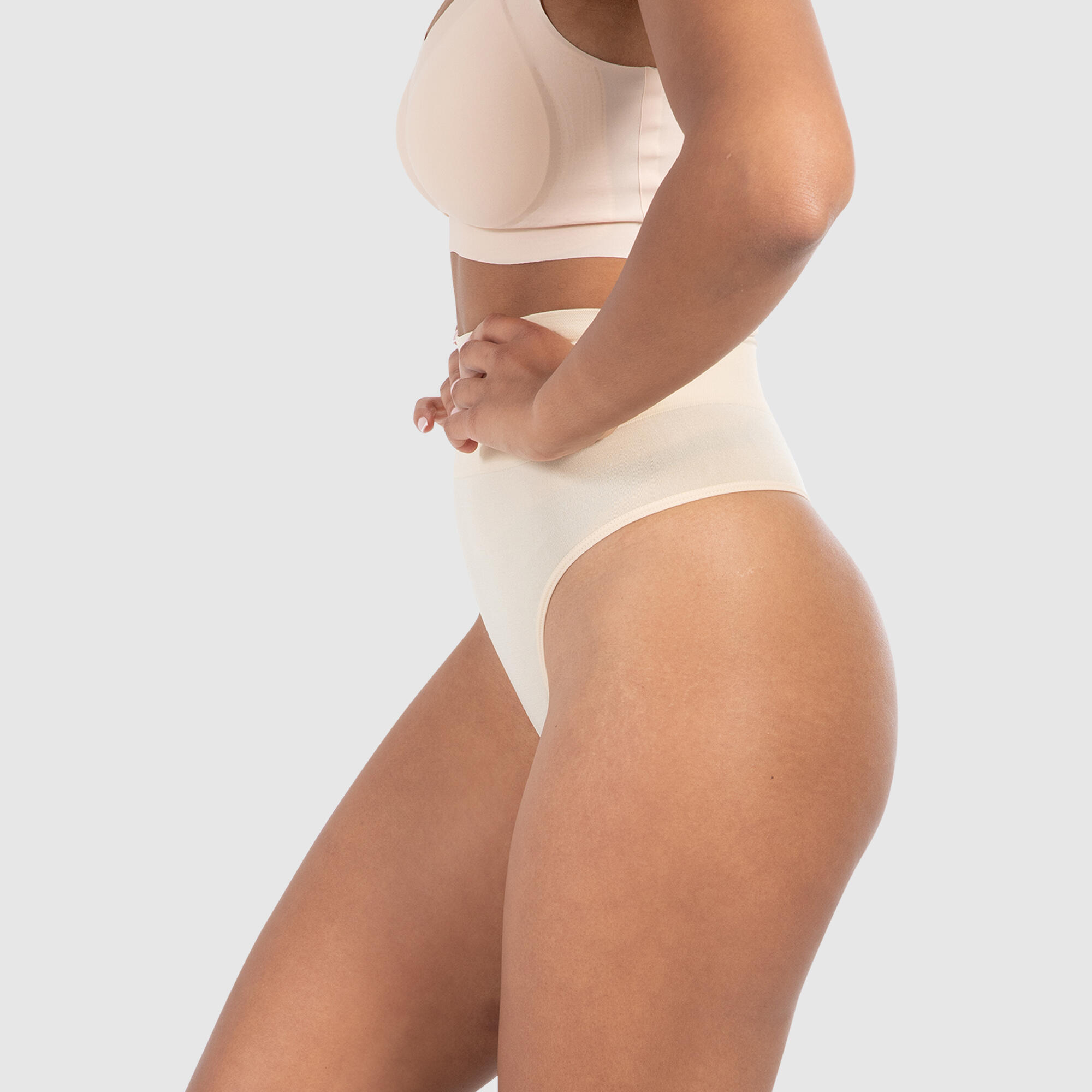 Damen Mid Waist String Nysa Nude 2/6