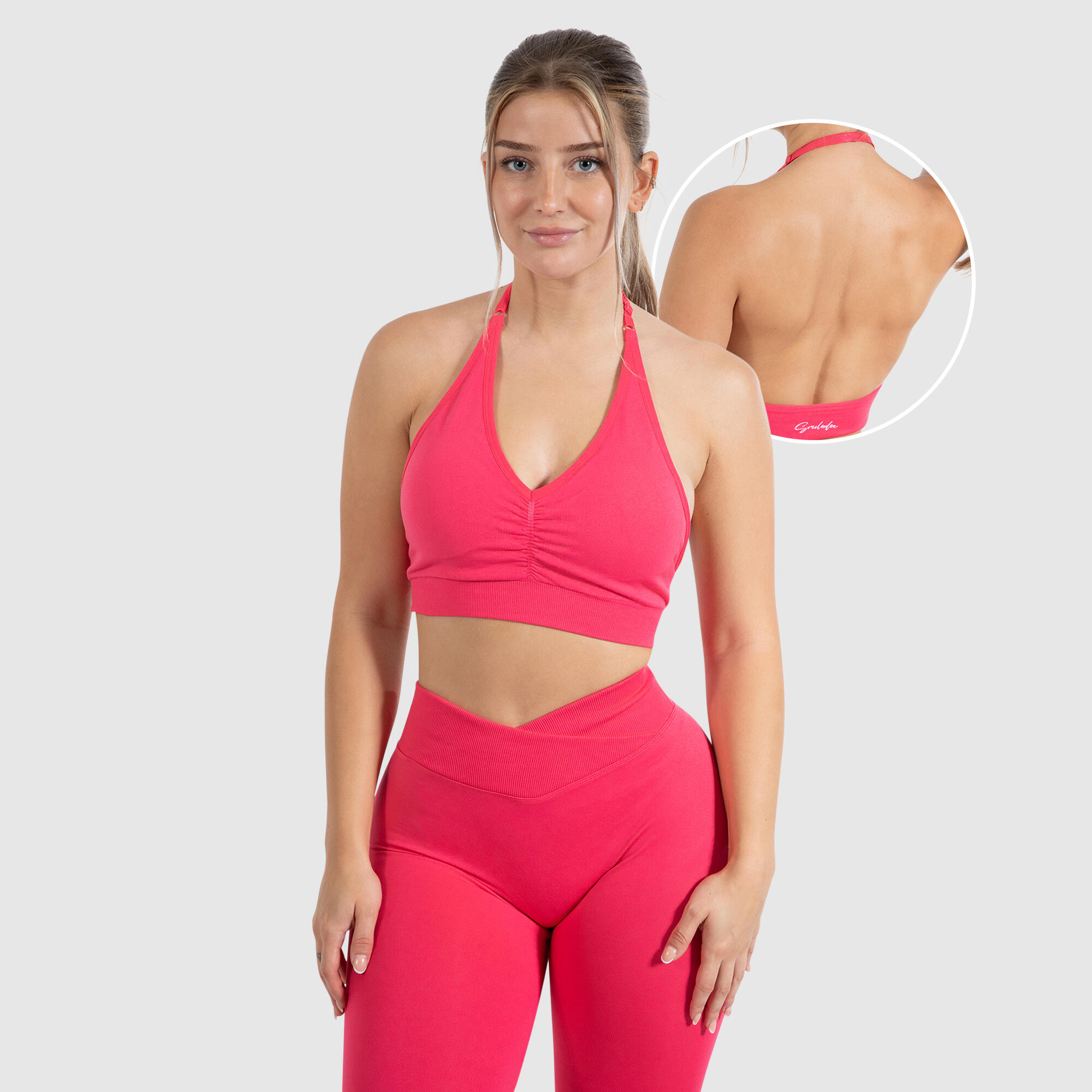 SMILODOX Damen Sport BH Silvia Pink