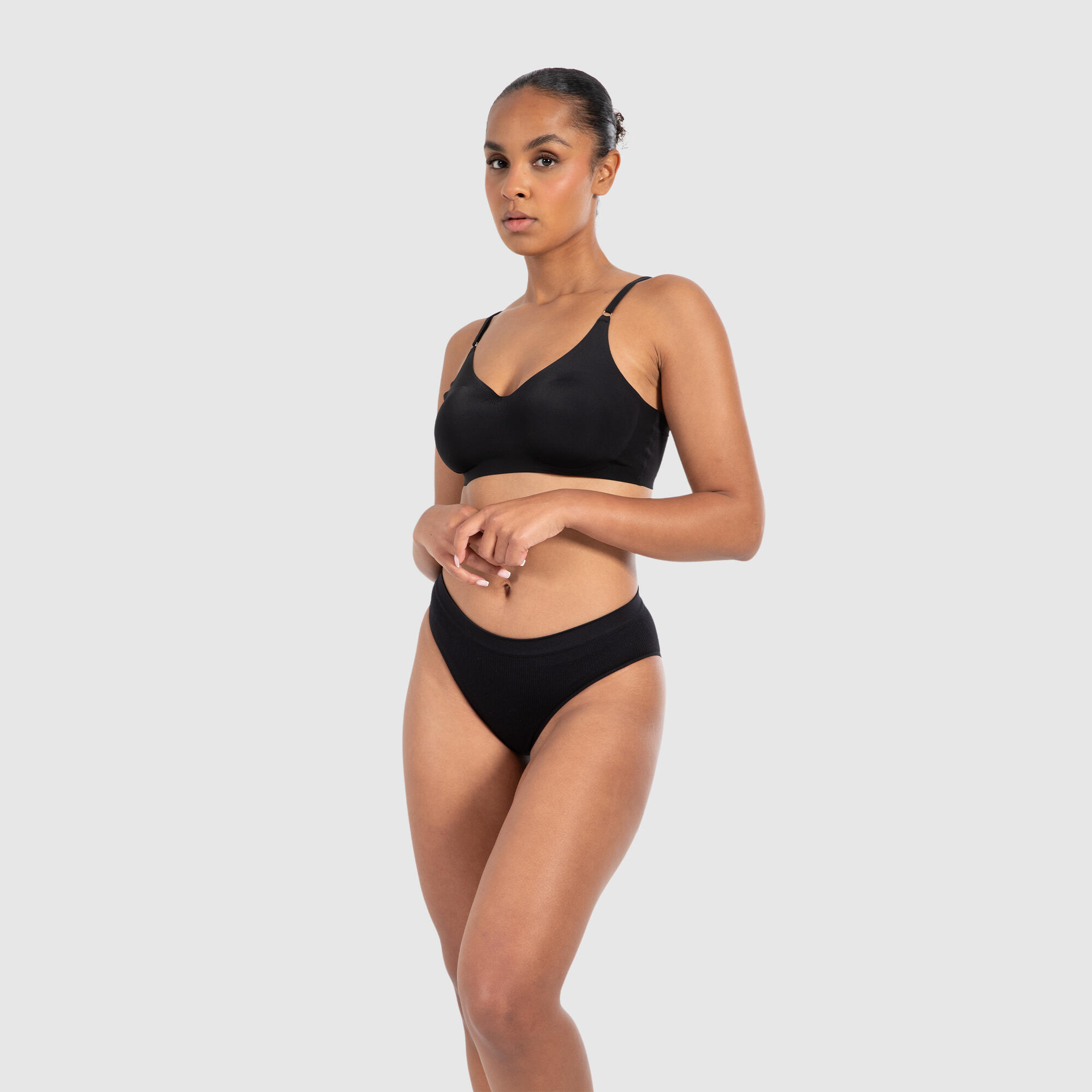 Damen Slip Nysa Schwarz 3/6