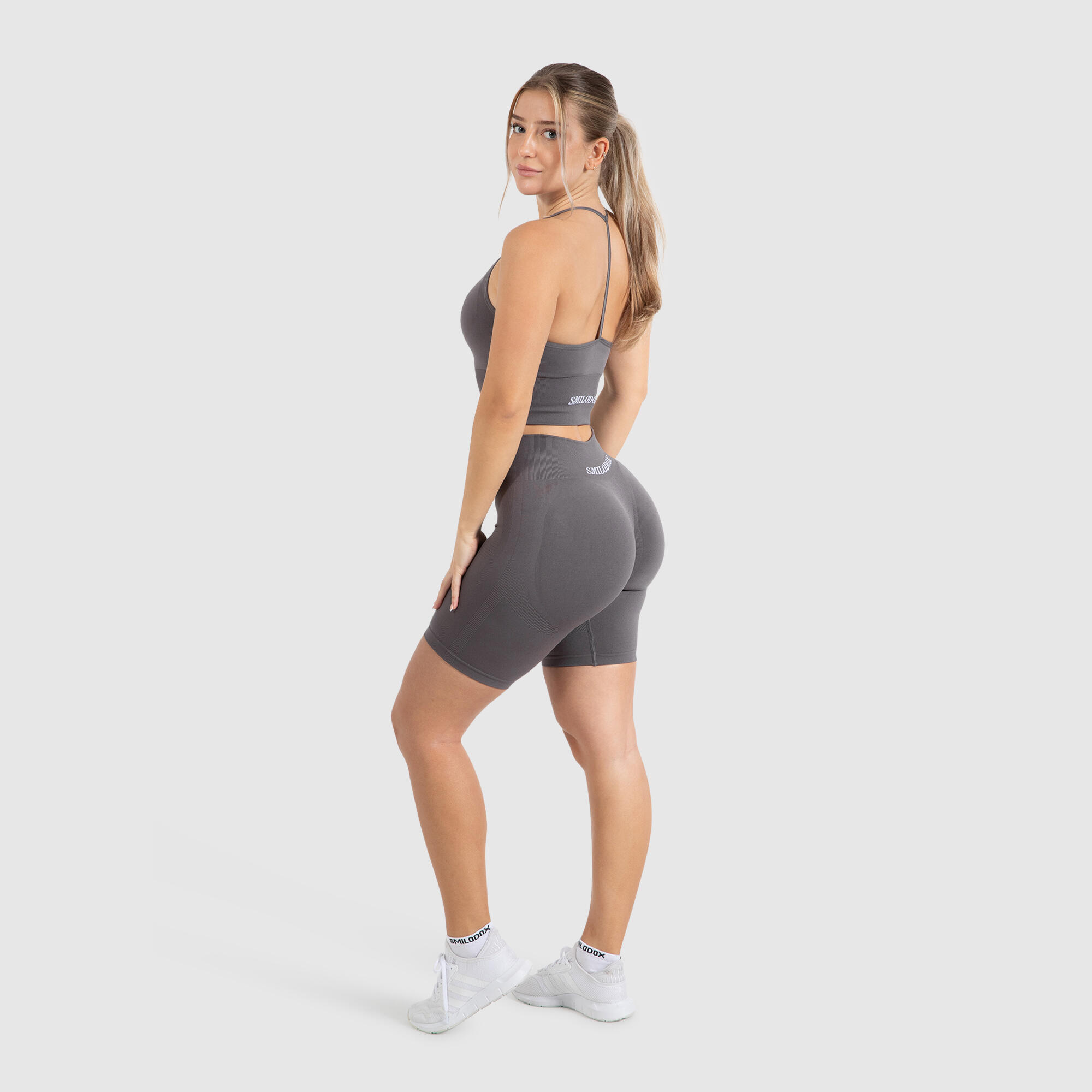 Damen Tank Top Maria Solid Anthrazit 3/6
