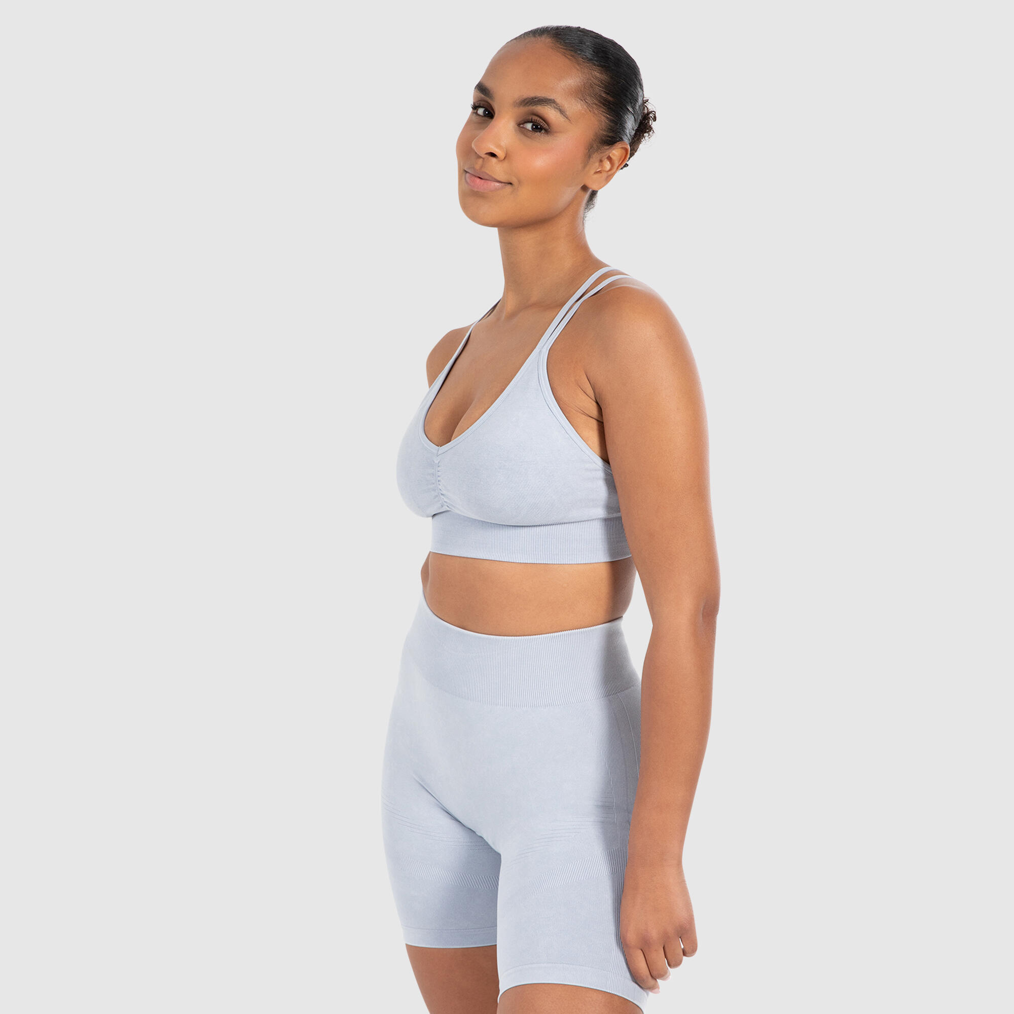 Damen Sport BH Acid Cross Hellblau 2/6