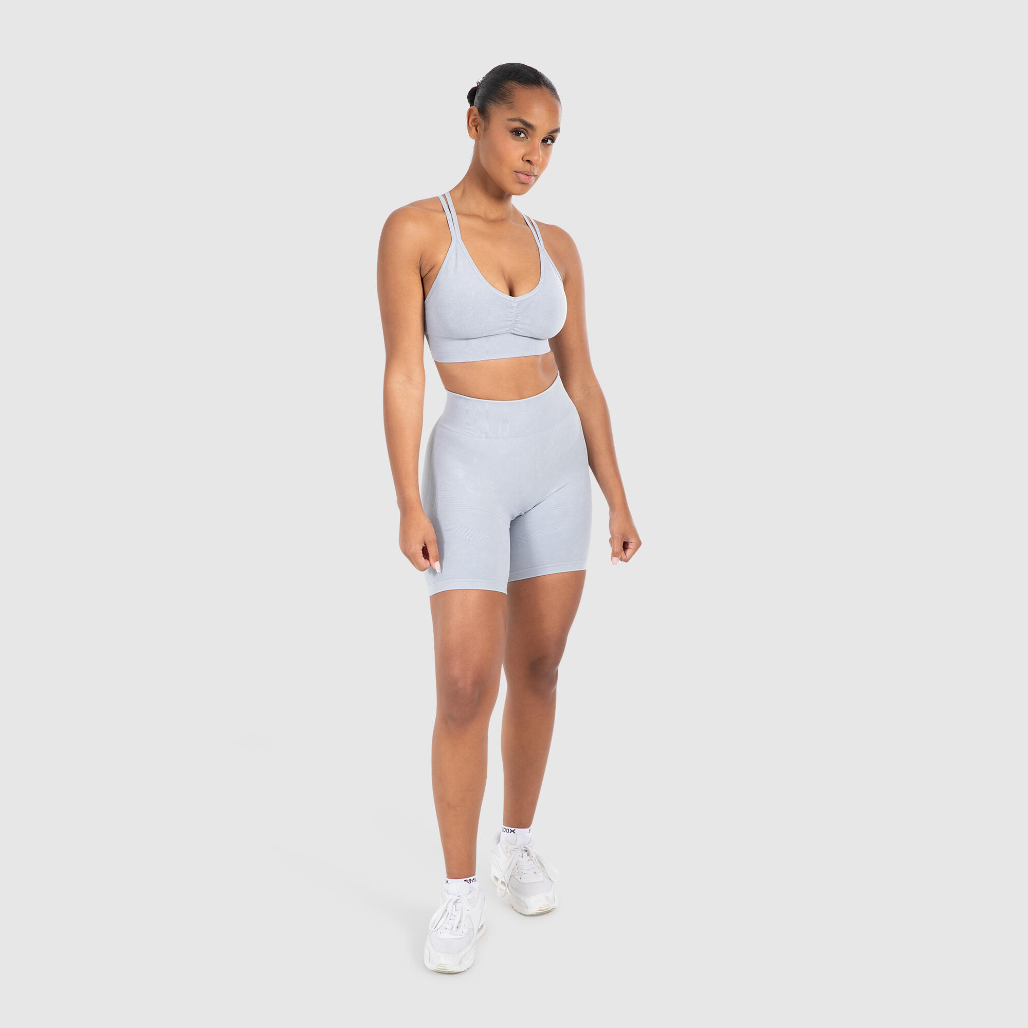 Damen Sport BH Acid Cross Hellblau 3/6