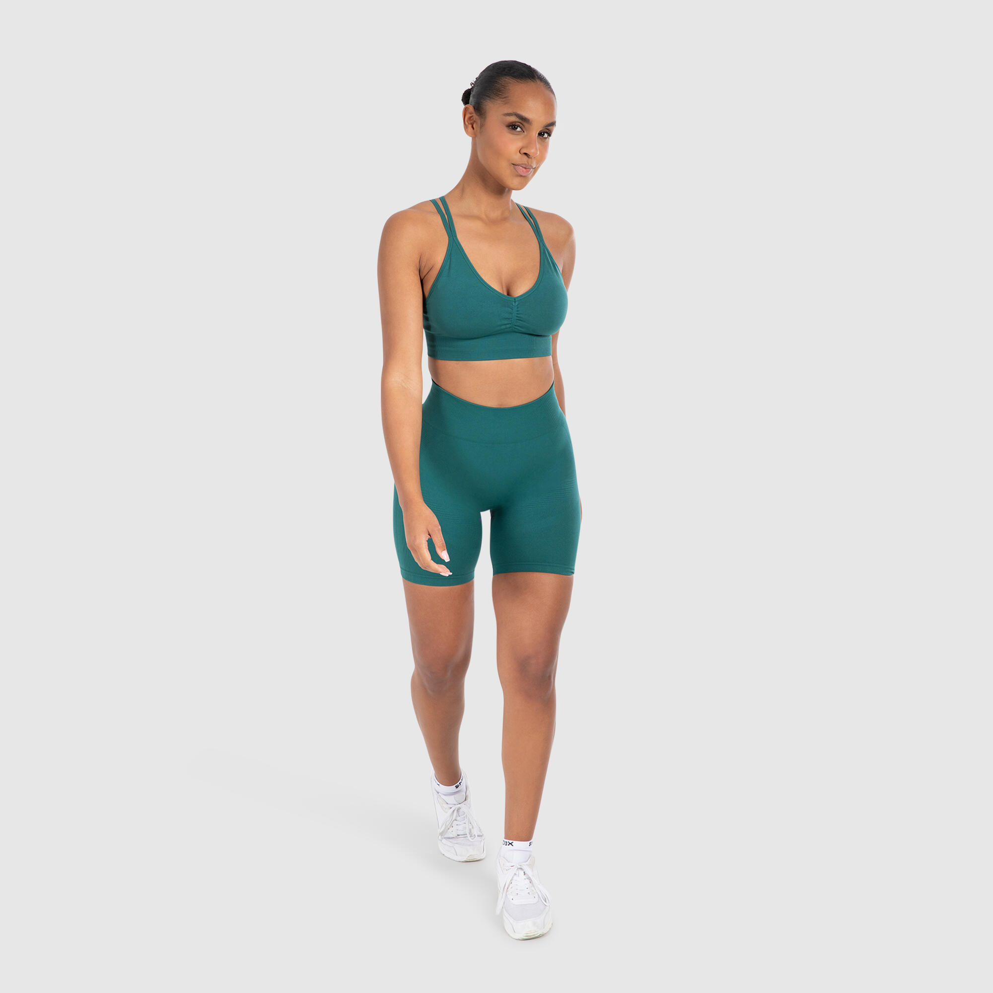 Damen Sport BH Katrin Dunkel Grün 3/6