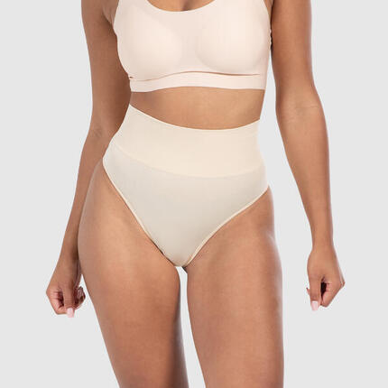 Damen Mid Waist String Nysa Braun