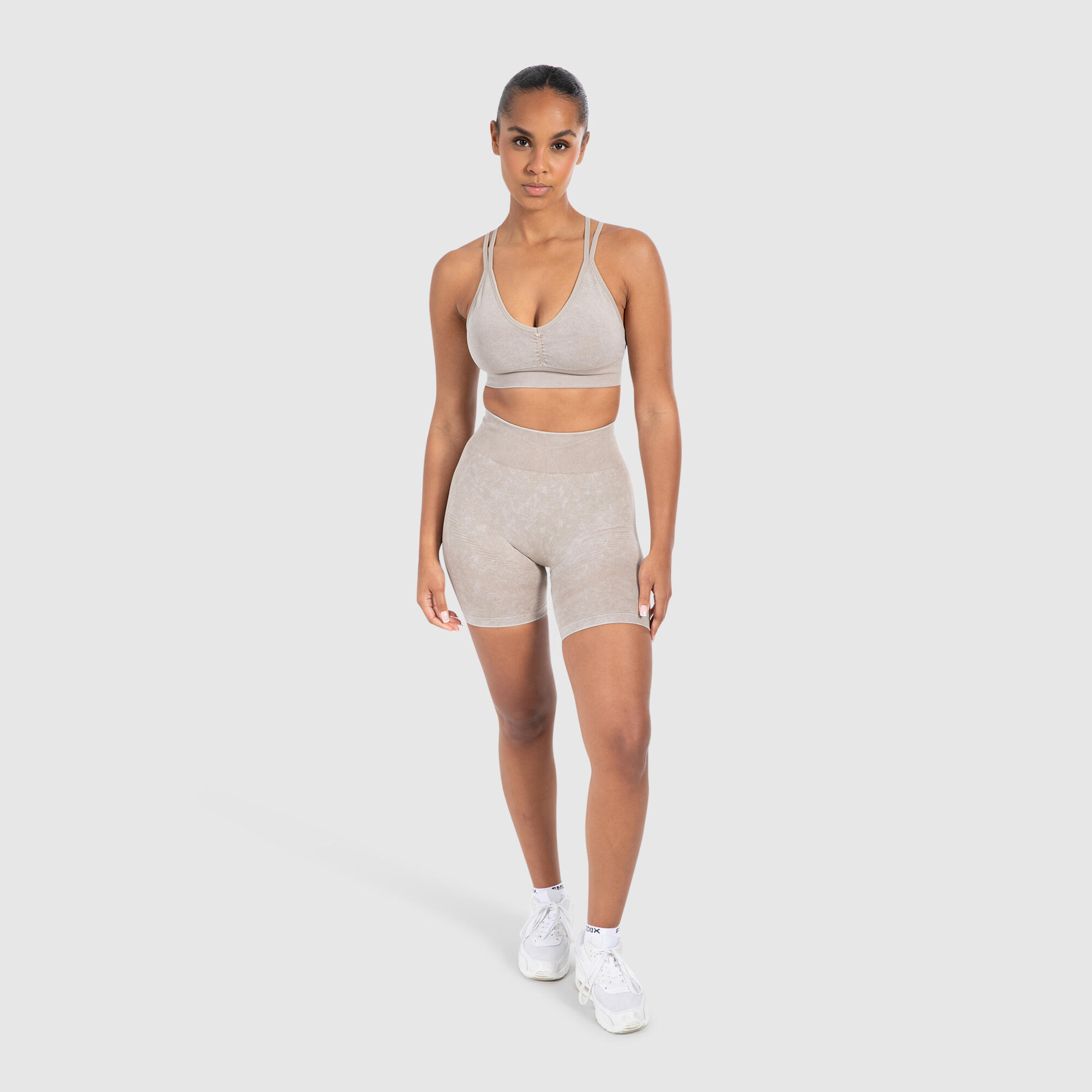 Damen Sport BH Acid Cross Hellbraun 3/6