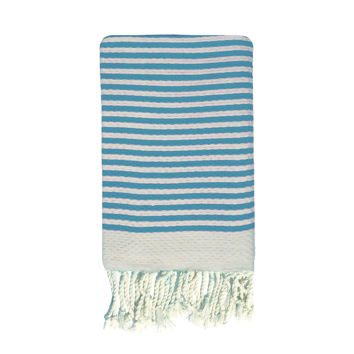 LE COMPTOIR DE LA PLAGE Toalha de Banho Turco em Favo de Mel Tradicional Azul 100x200 - Yadara Turquesa