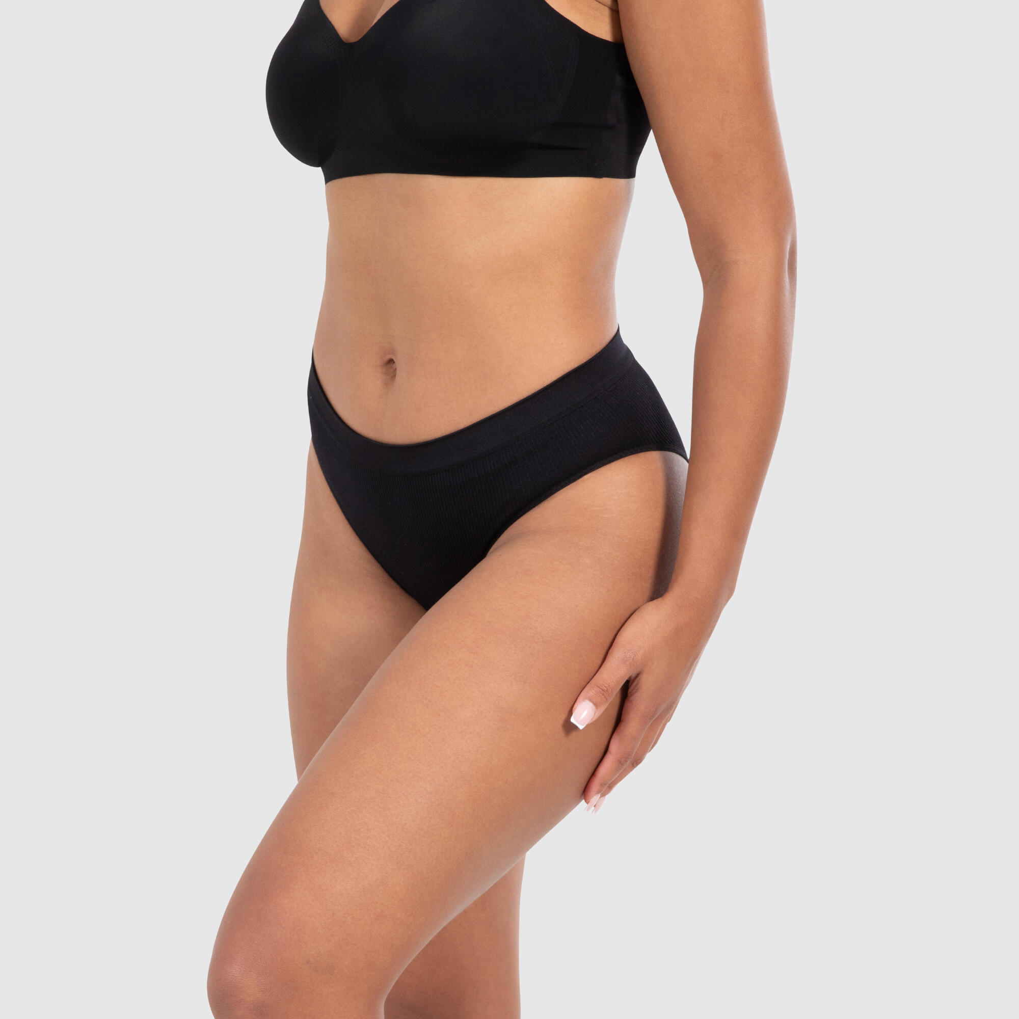 Damen Slip Nysa Schwarz 2/6