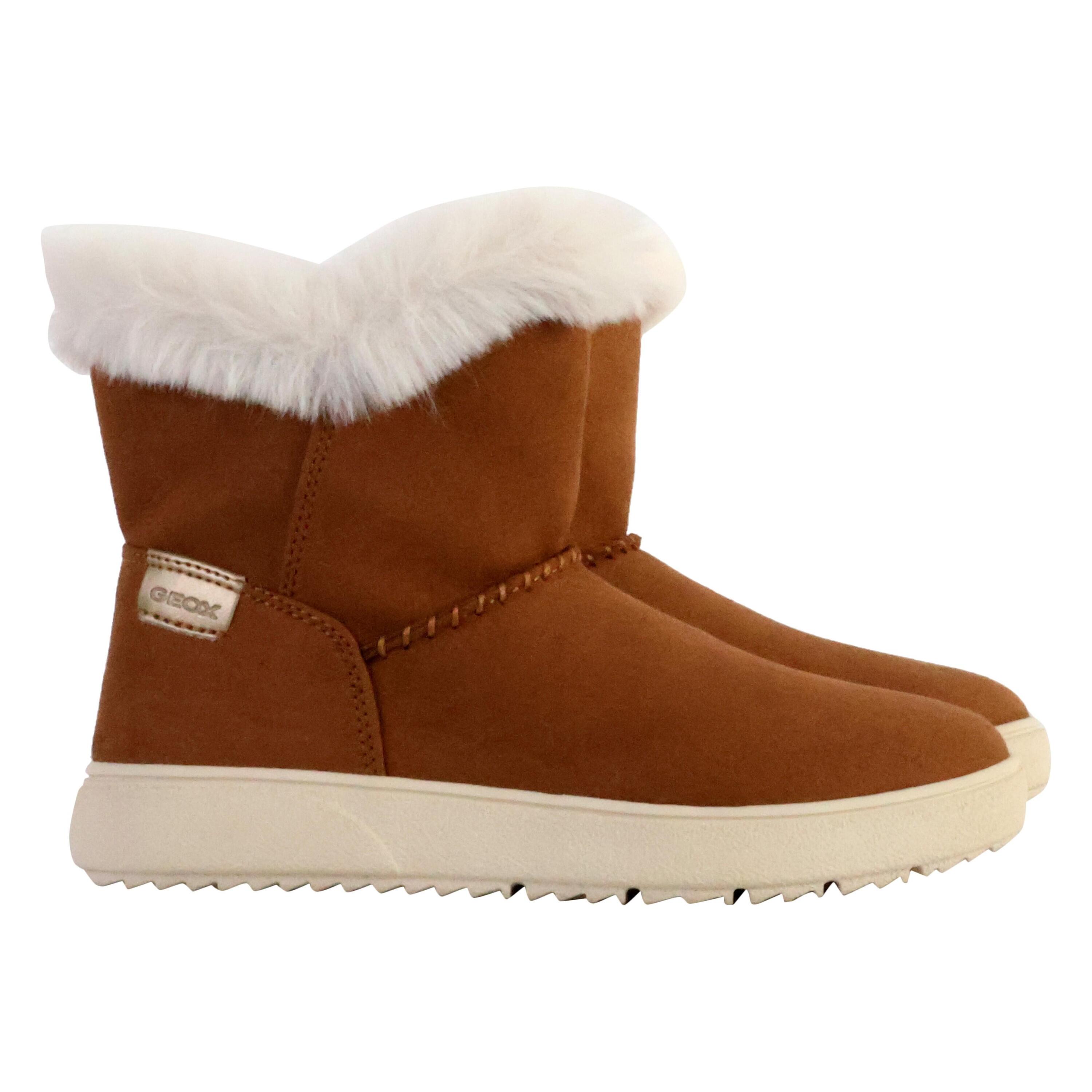 Botas Geox Modelo J Theleven G.. Cor Castanho 3/5