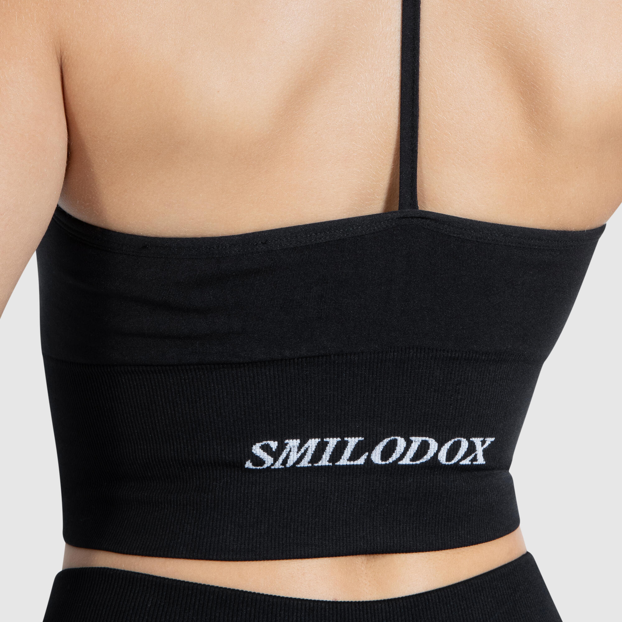 Damen Tank Top Maria Solid Schwarz 6/6