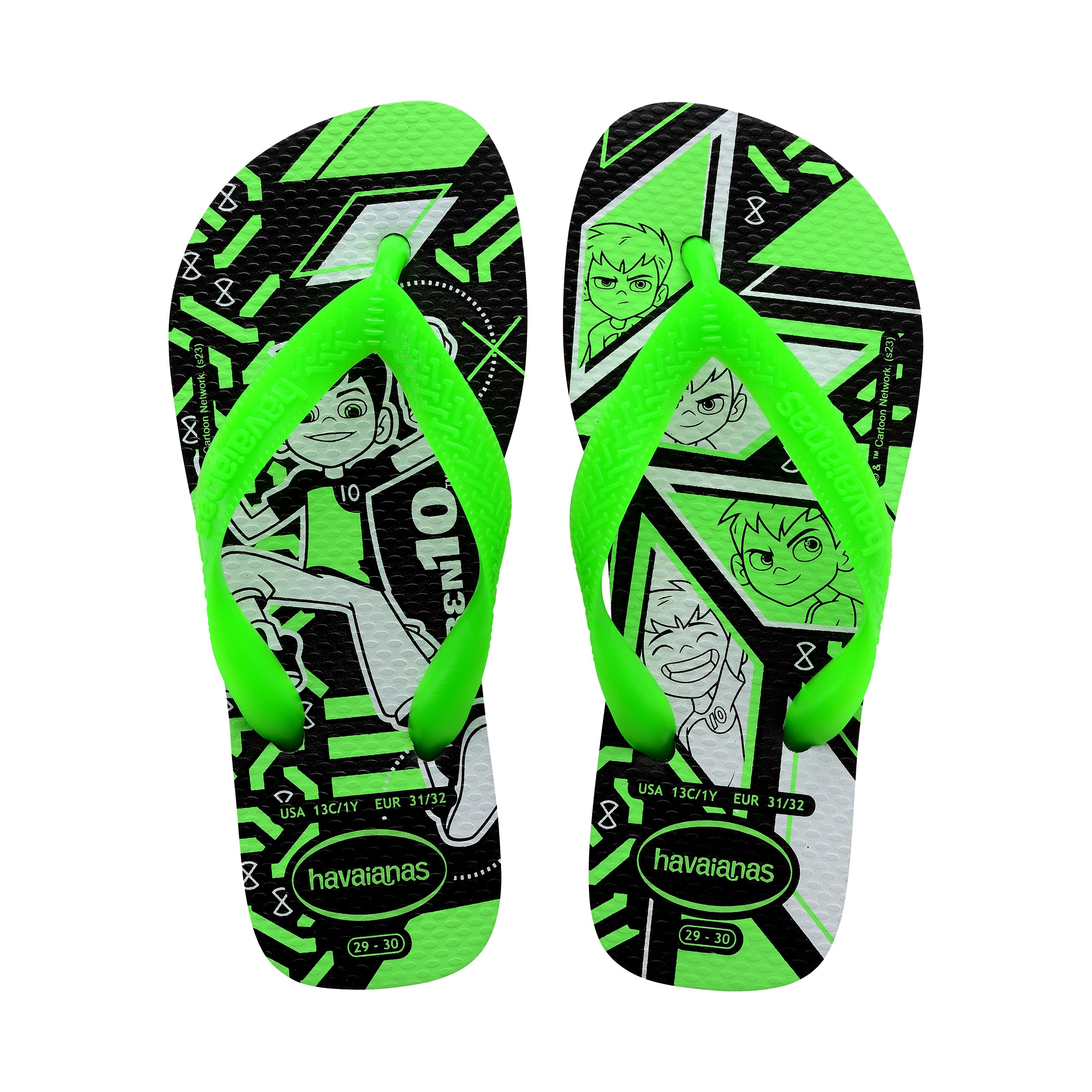 Havaianas - Tong À Enfiler Enfant Havaianas H. K T Pj Masks - Enfant - Tongs - Vert - 29/30 - Decathlon