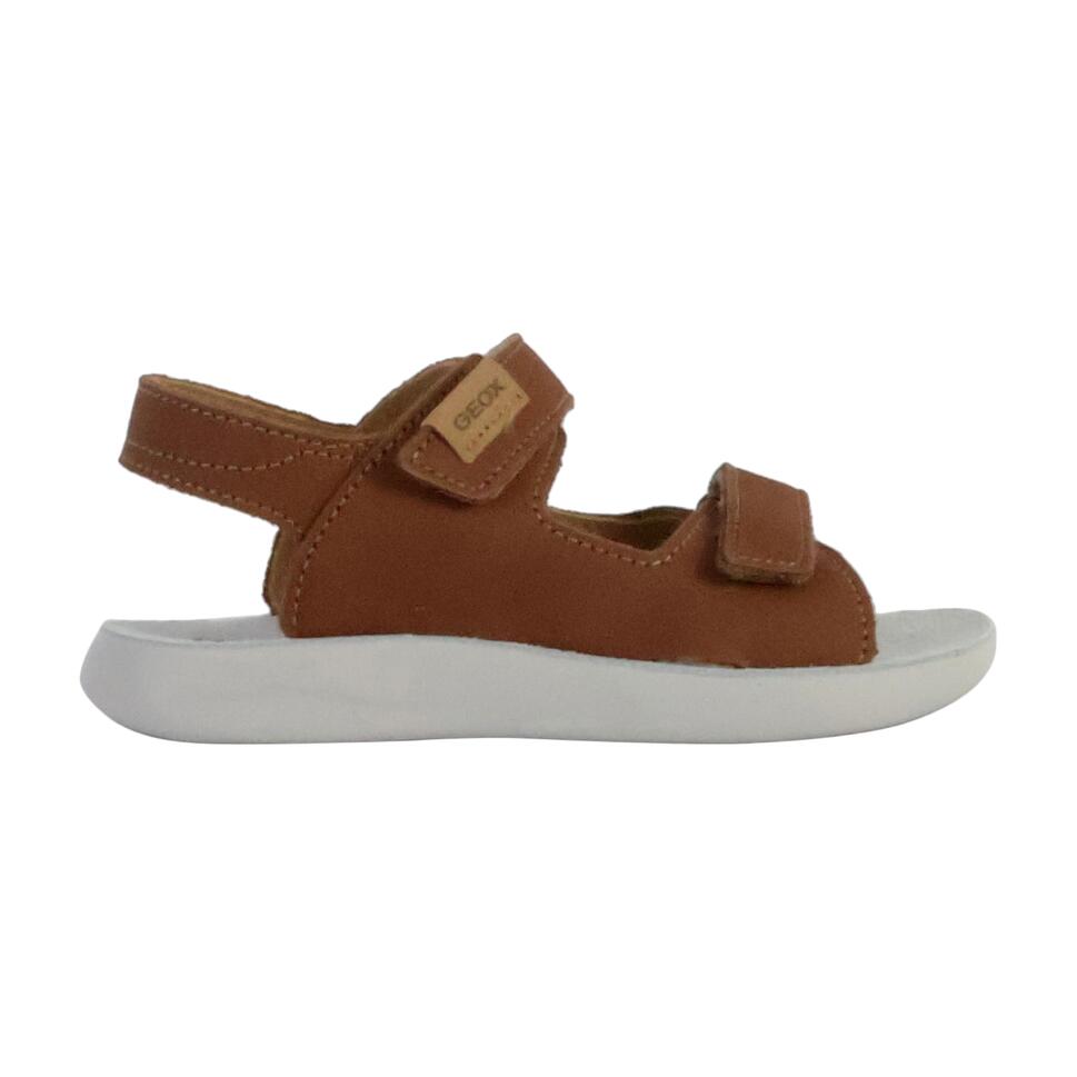 Sandały GEOX J SANDAL LIGHTFLOPPY Brązowy