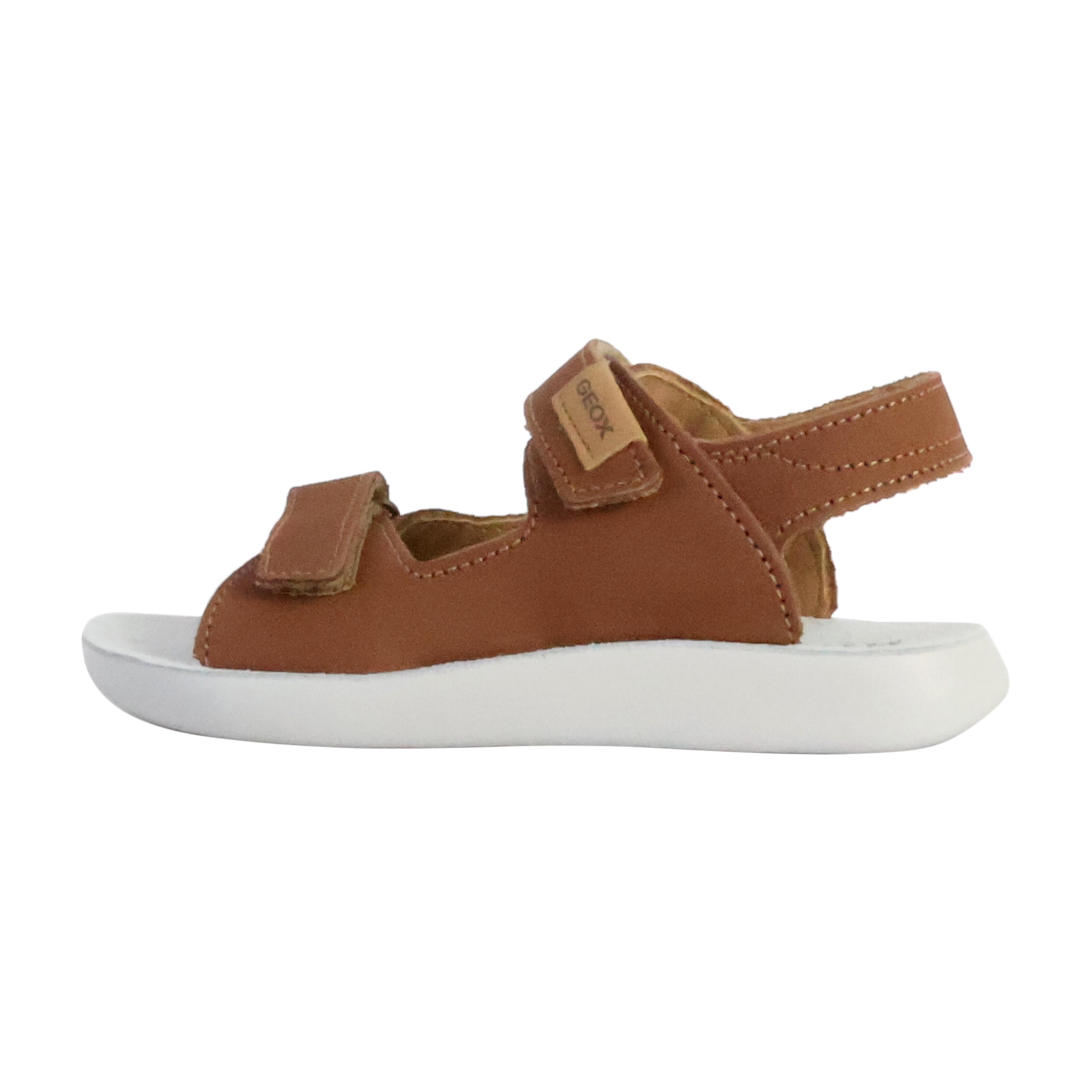 Sandały GEOX J SANDAL LIGHTFLOPPY Brązowy