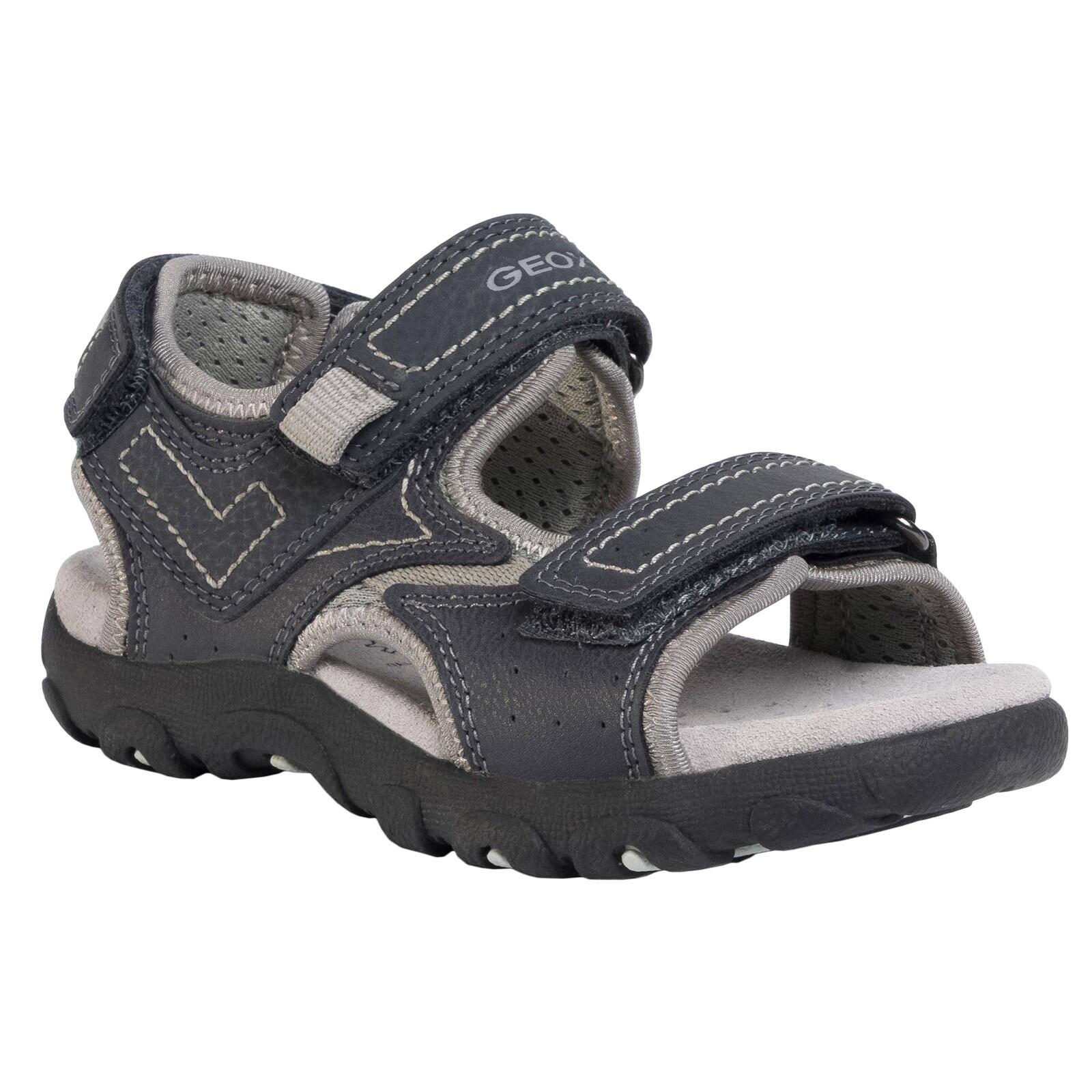 Sandales Geox Enfant Garçons J S. Strada A - Wax.Syn2+PR.DBK 2/4