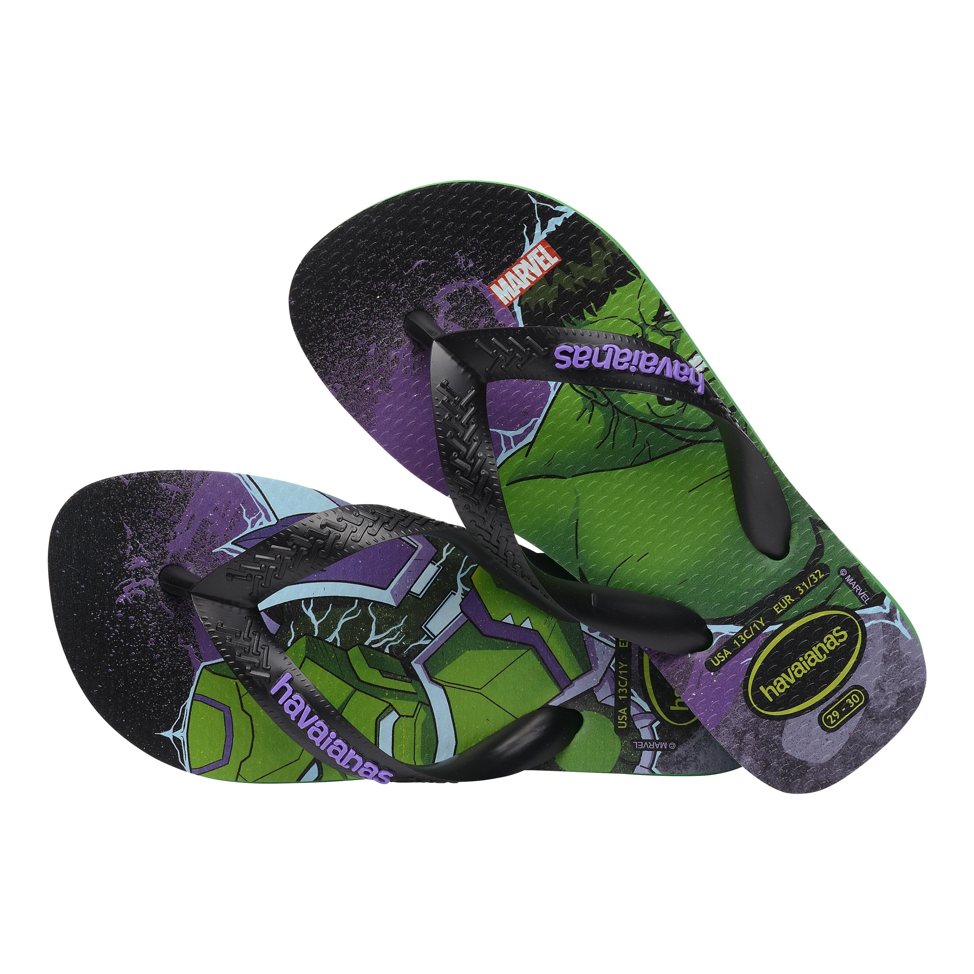 Havaianas - Tong À Enfiler Enfant Havaianas H. K T Marvel Ii - Enfant - Tongs - Vert - 33/34 - Decathlon
