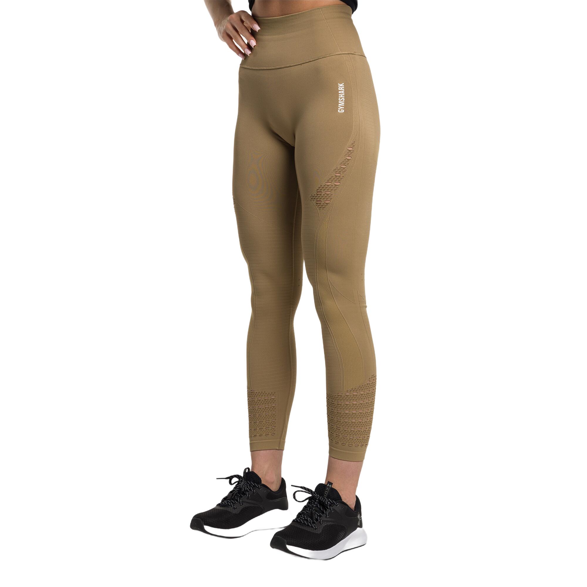 Legging de training femme Gymshark Energy Seamless biscotti NO BRAND Decathlon