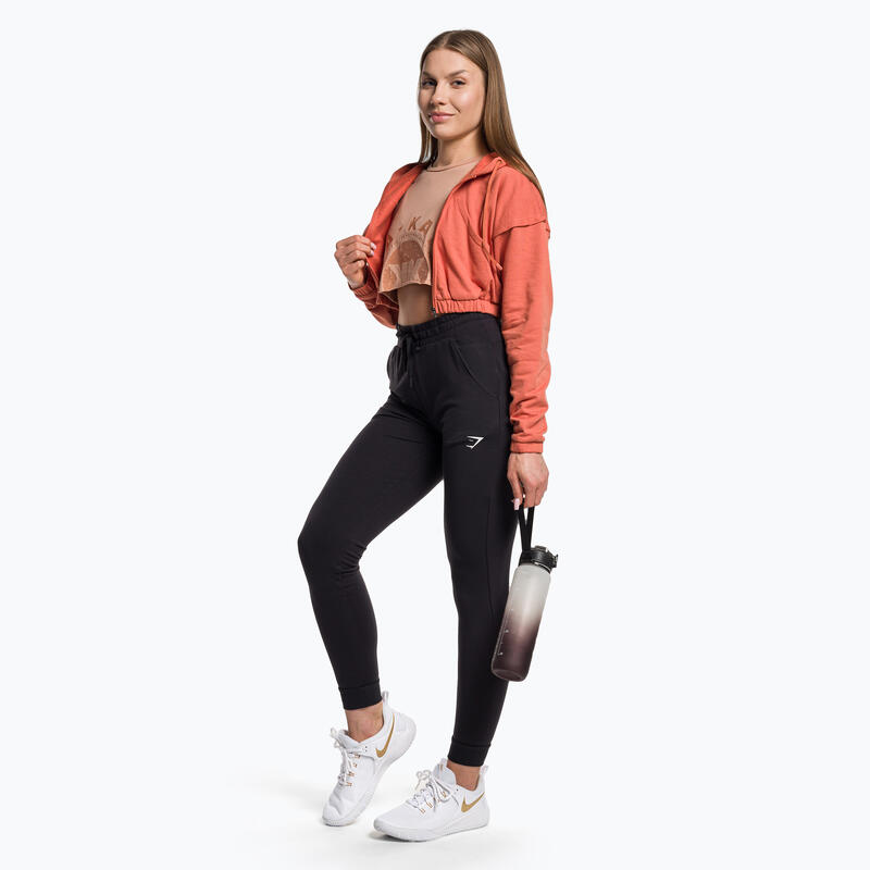 Gymshark KK Twins Zip Up Crop női edzőpulóver