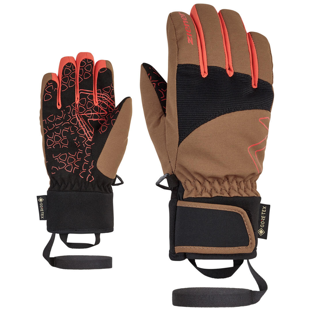 Ziener - Gants Et Moufles Ziener Lotar Gtx Pr Jr-marron Clair-7 Ans - 122 Cm - Gants - Marron -  6 À 8 Ans - Decathlon