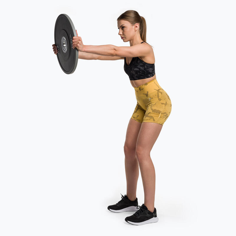 Dámské fitness kraťasy Adapt Camo Savanna Seamless