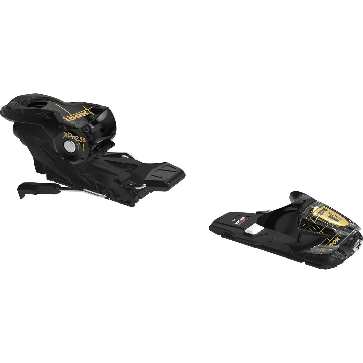Ski E Lite 5 Xpress + Fix Look Xpress W 11 Gw Black Gold Femme 2/2