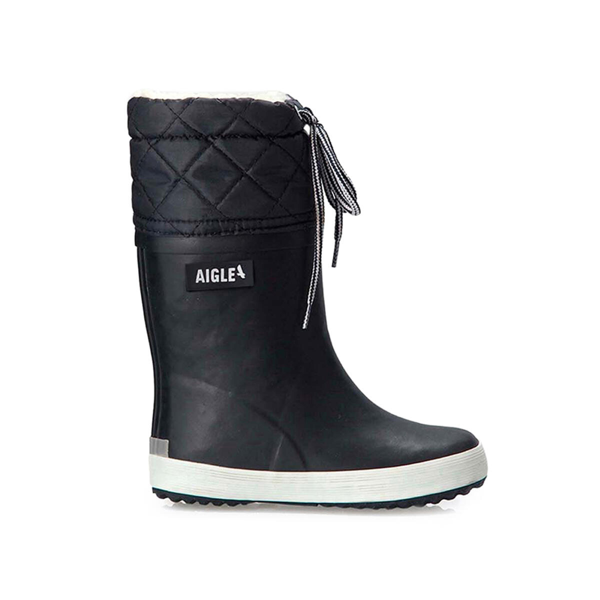 Aigle - Bottes De Pluie Fourrées Ajustable Imperméables Giboulee Enfant Bleu - Bottes De Voile - Bleu - 32 - Decathlon