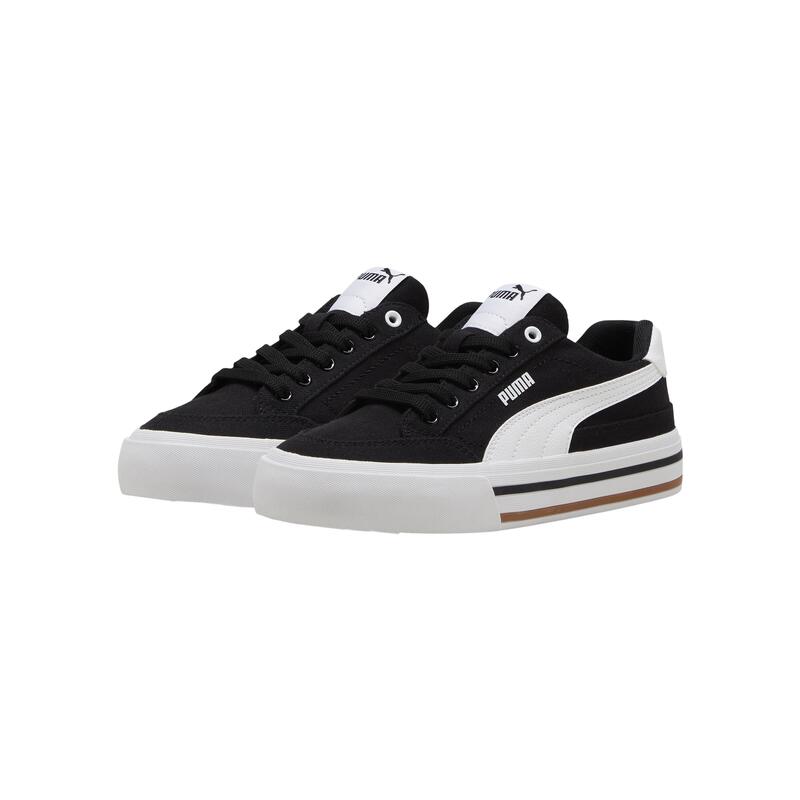Pantofi sport copii Puma Court Classic Vulc Fs Jr, Negru