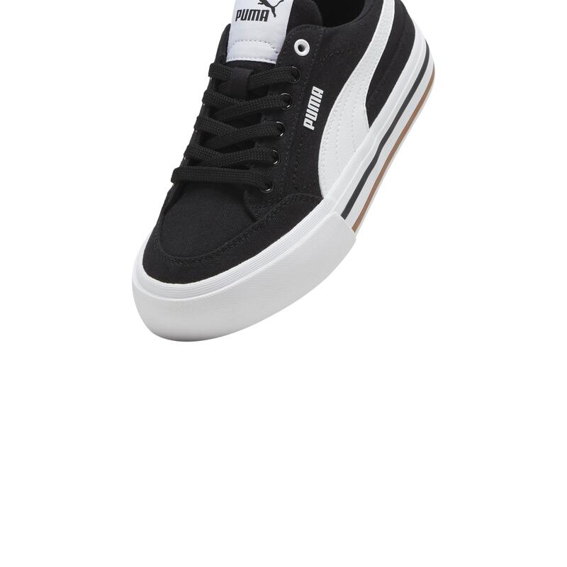 Pantofi sport copii Puma Court Classic Vulc Fs Jr, Negru