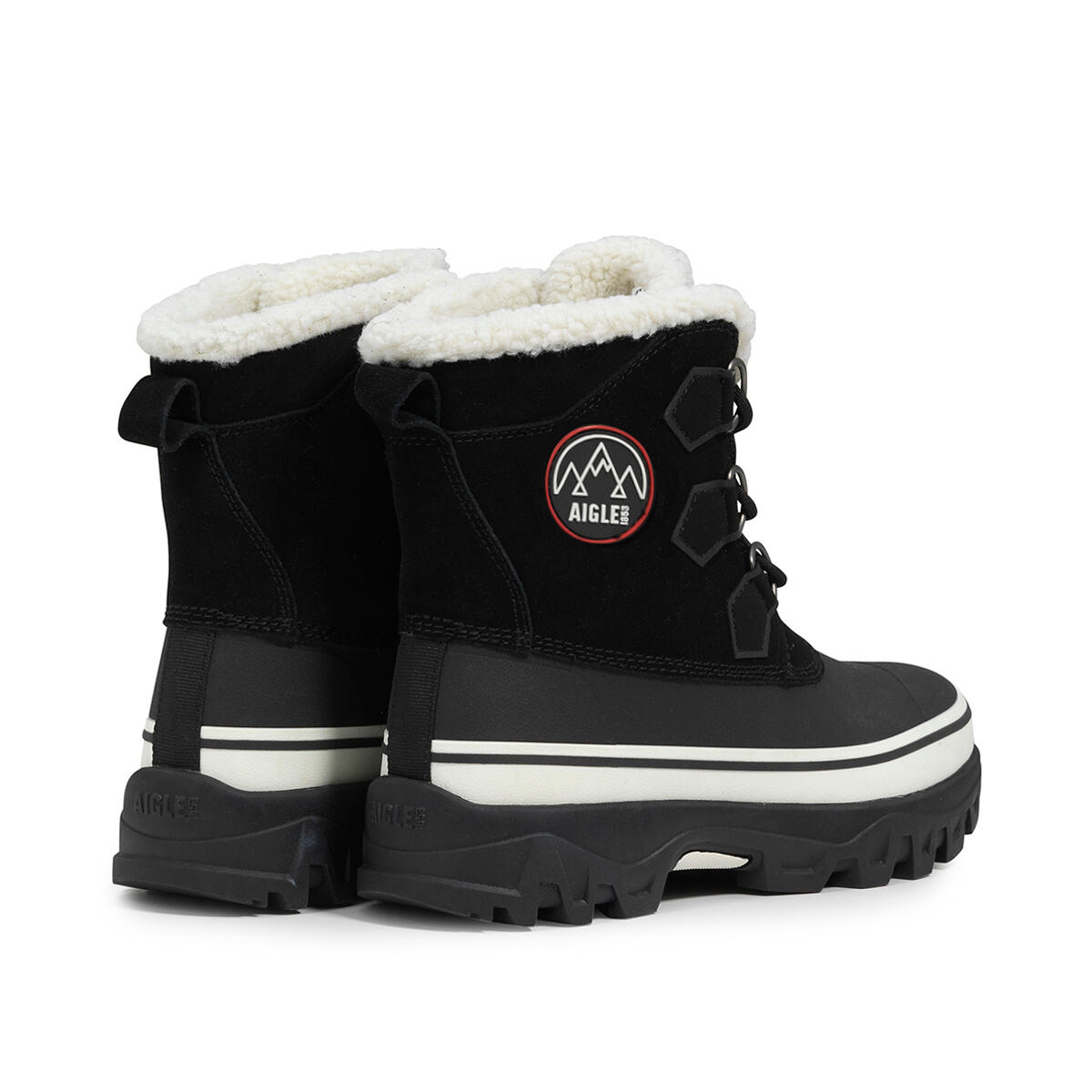 Après-ski chaud et respirant SNOW AIGLE W Femme Noir 3/4