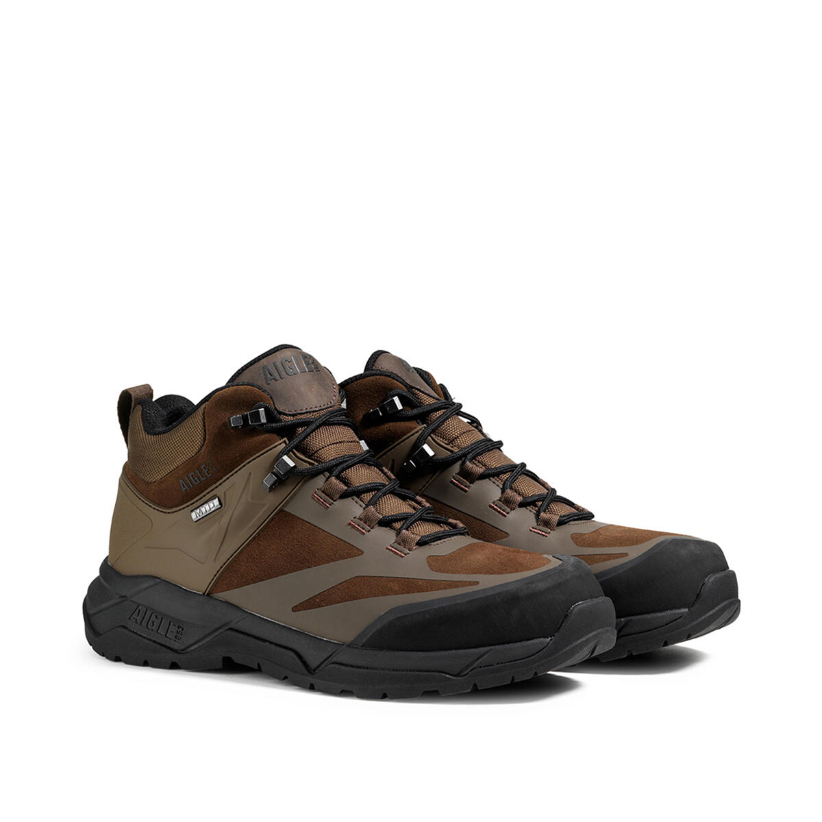 Chaussure de marche montante ultra légère imperméable PALKA MTD Homme Marron 2/4