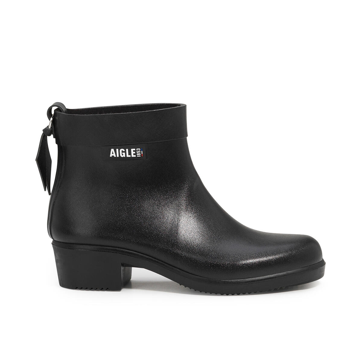 Botines de lluvia de tacón MYRICA BOTTIL negro 2/3