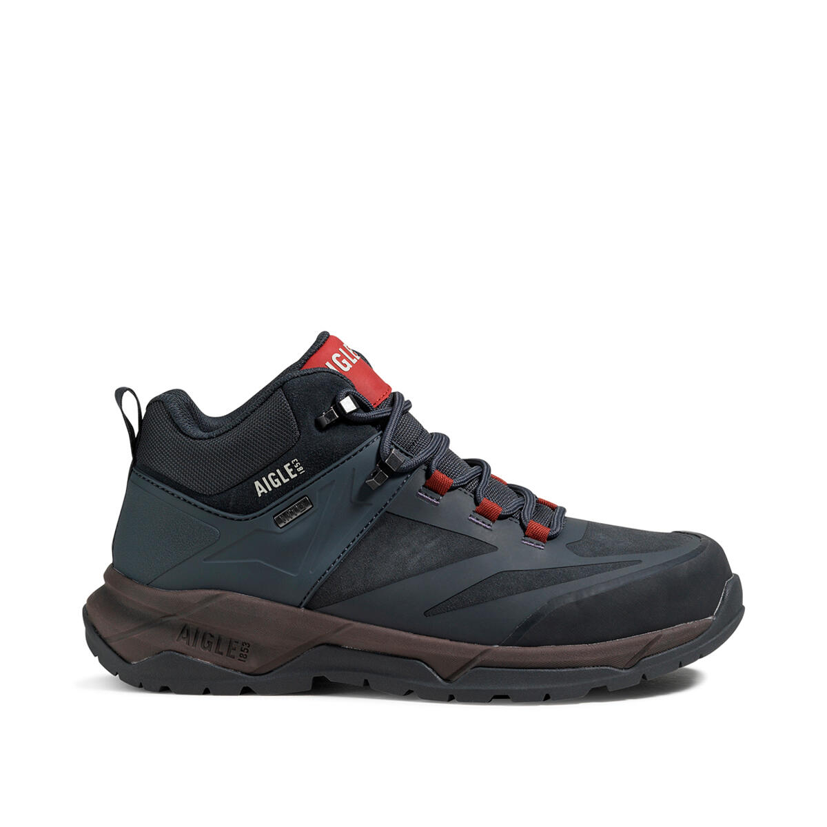 Botas de senderismo altas PALKA MTD grises 1/4