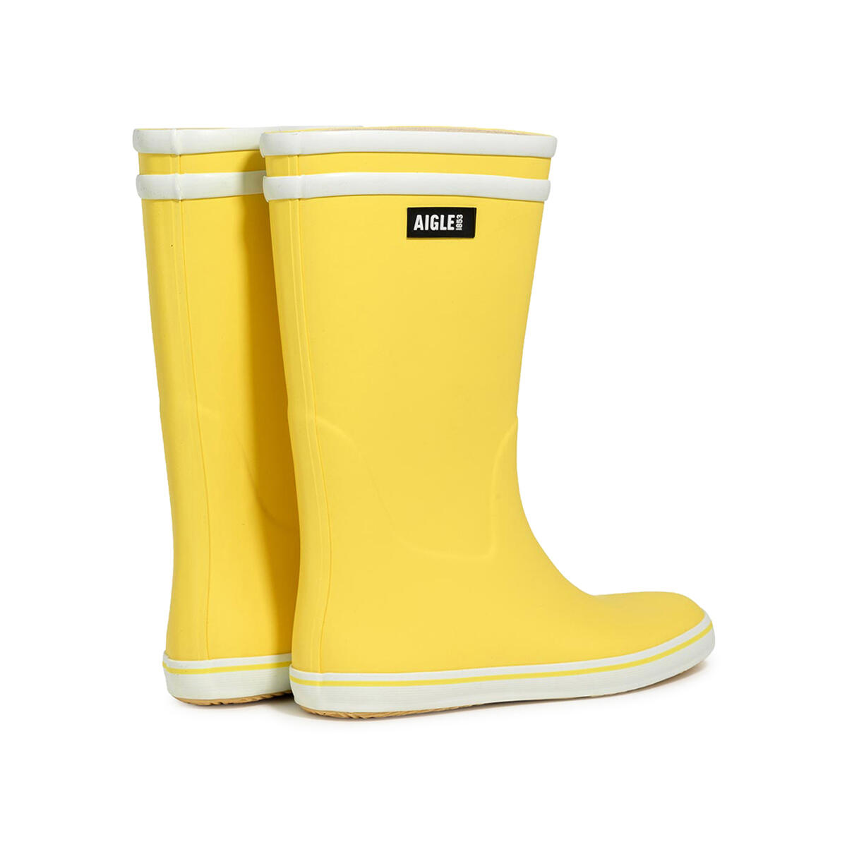 Botte de pluie  bord de mer GOELAND Homme Jaune 3/4
