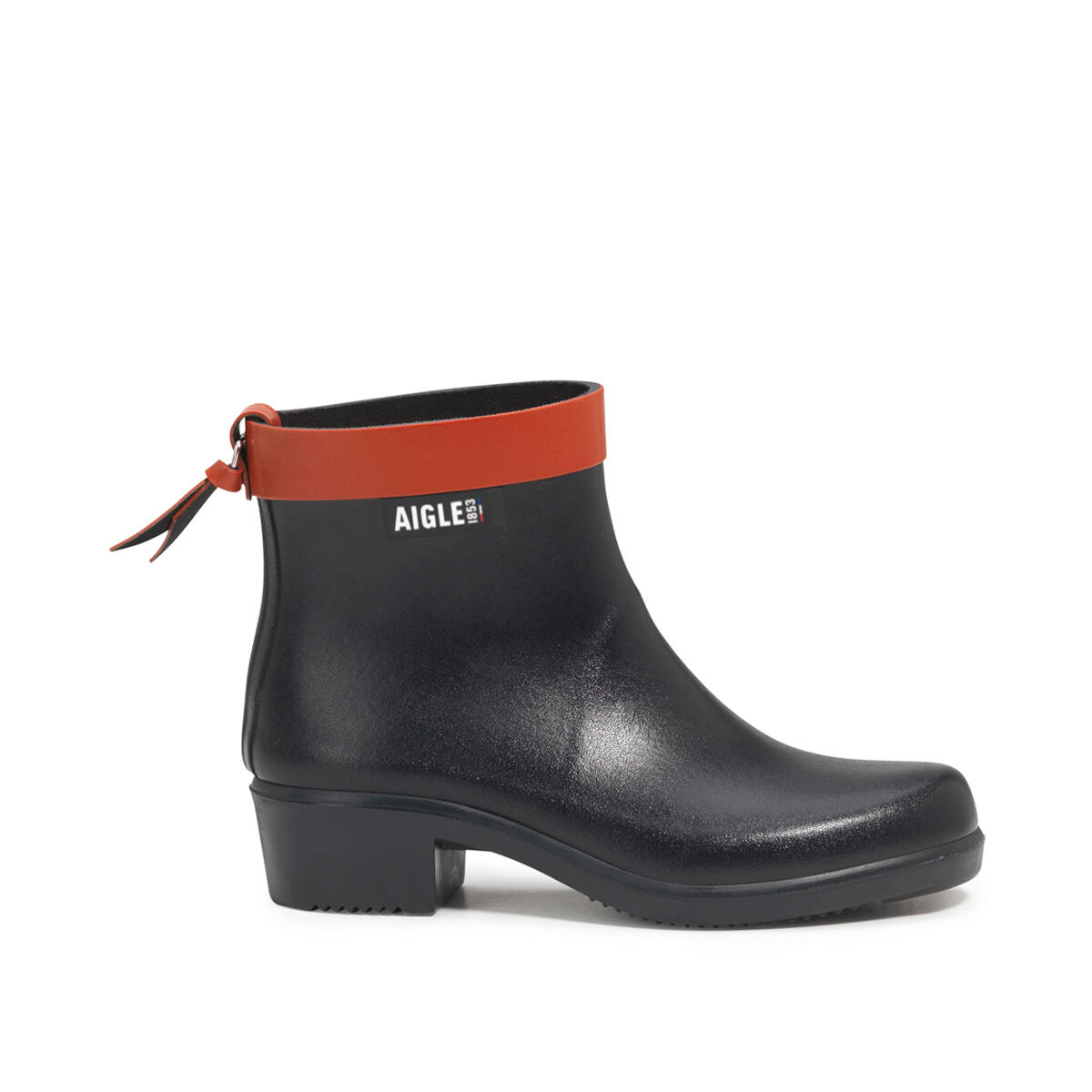 Aigle - Bottines De Pluie À Talons Imperméables Myrica Bottil Femme Bleu - Bottillons - Bleu - 39 - Decathlon