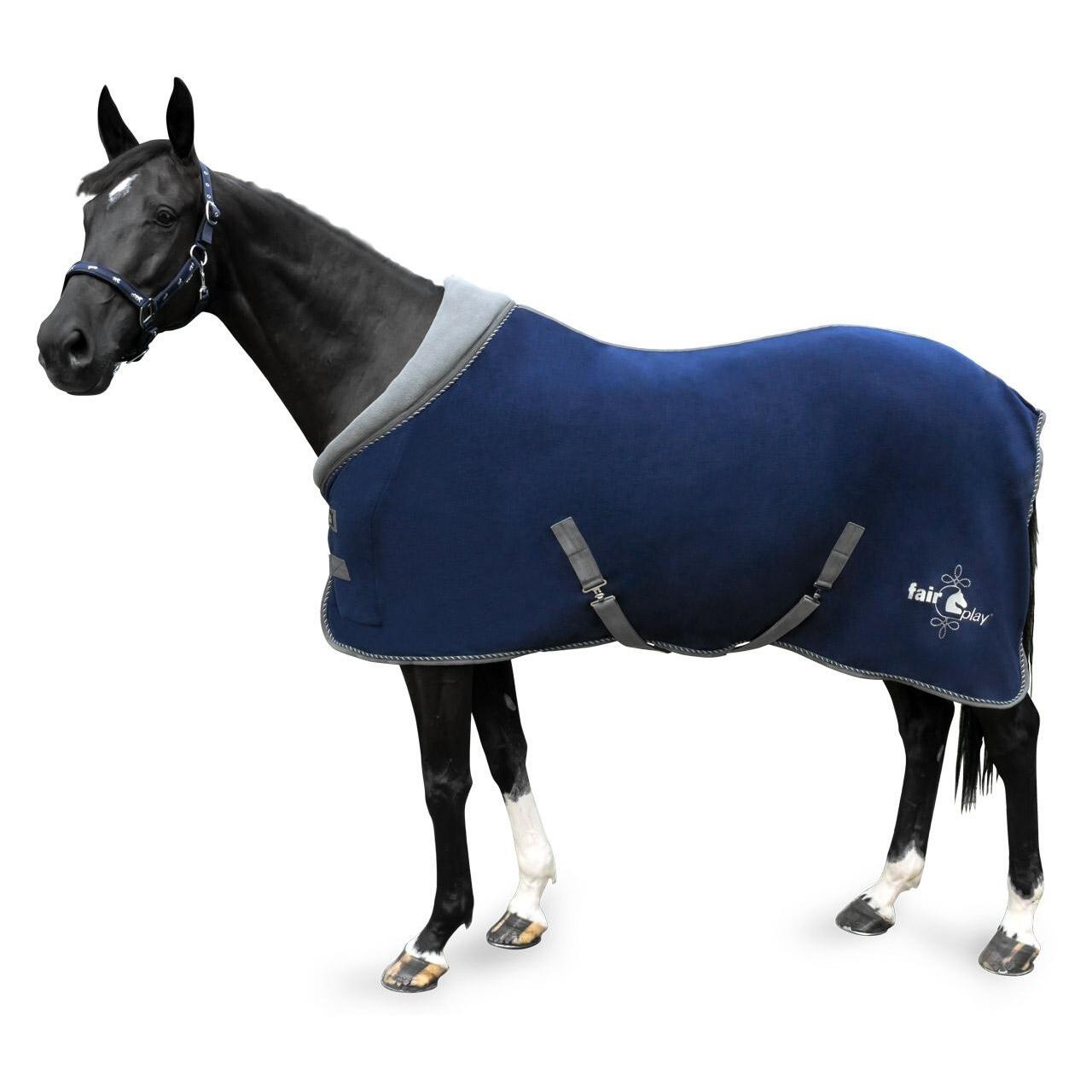 Horse fleece blanket with Fair Play Falsterbo collar