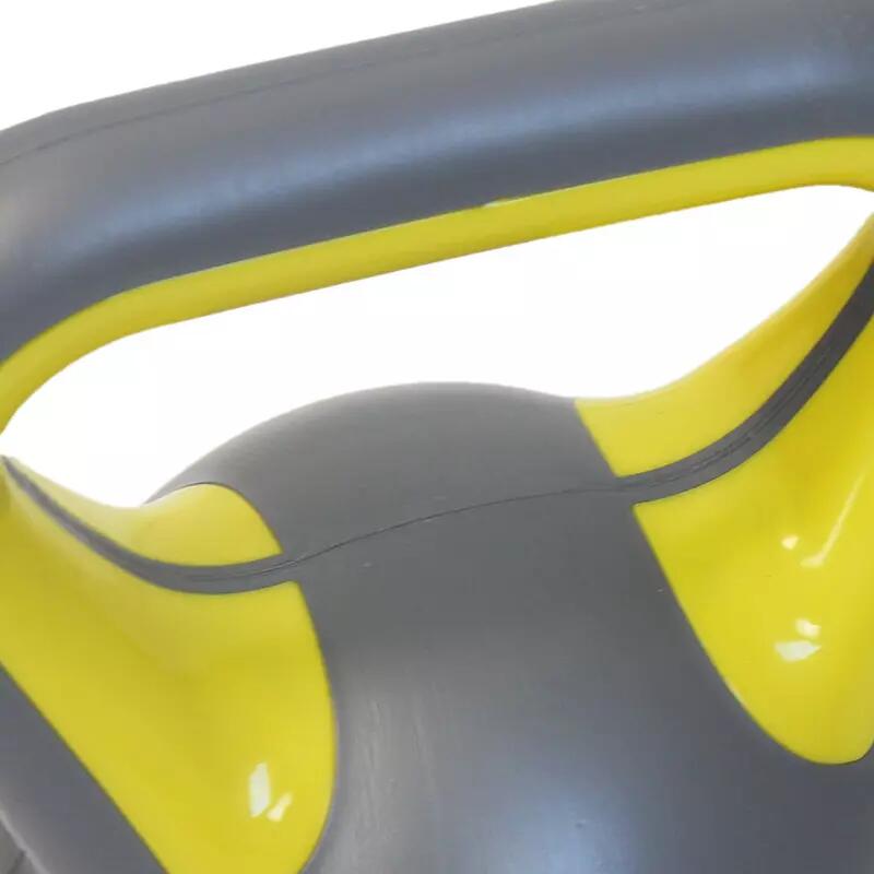 Kettlebell Aktivsport 4 kg con rivestimento in plastica 3/4