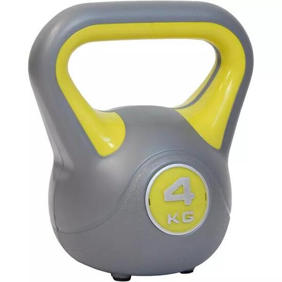Aktivsport Kettlebell 4 kg mit Kunststoffbeschichtung