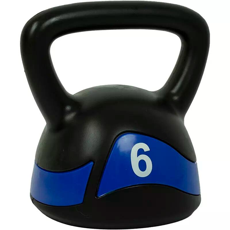 Aktivsport kettlebell 6 kg műanyag bevonattal