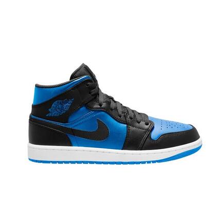 Zapatos - Hombre - Air Jordan 1 Mid - Negro/Blanco/Azul
