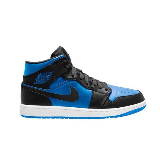 Zapatos - Hombre - Air Jordan 1 Mid - Negro/Blanco/Azul