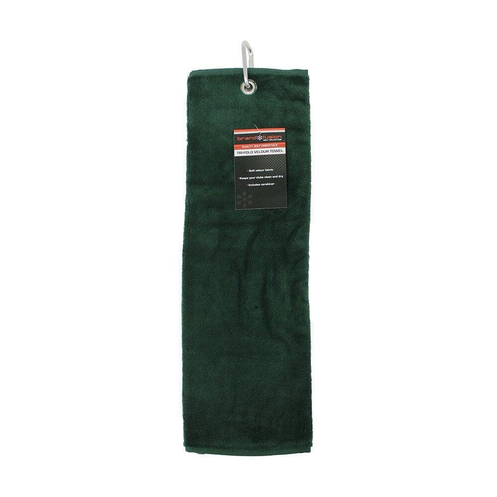NO BRAND Brand Fusion Tri-Fold Velour Towel Bottle Green