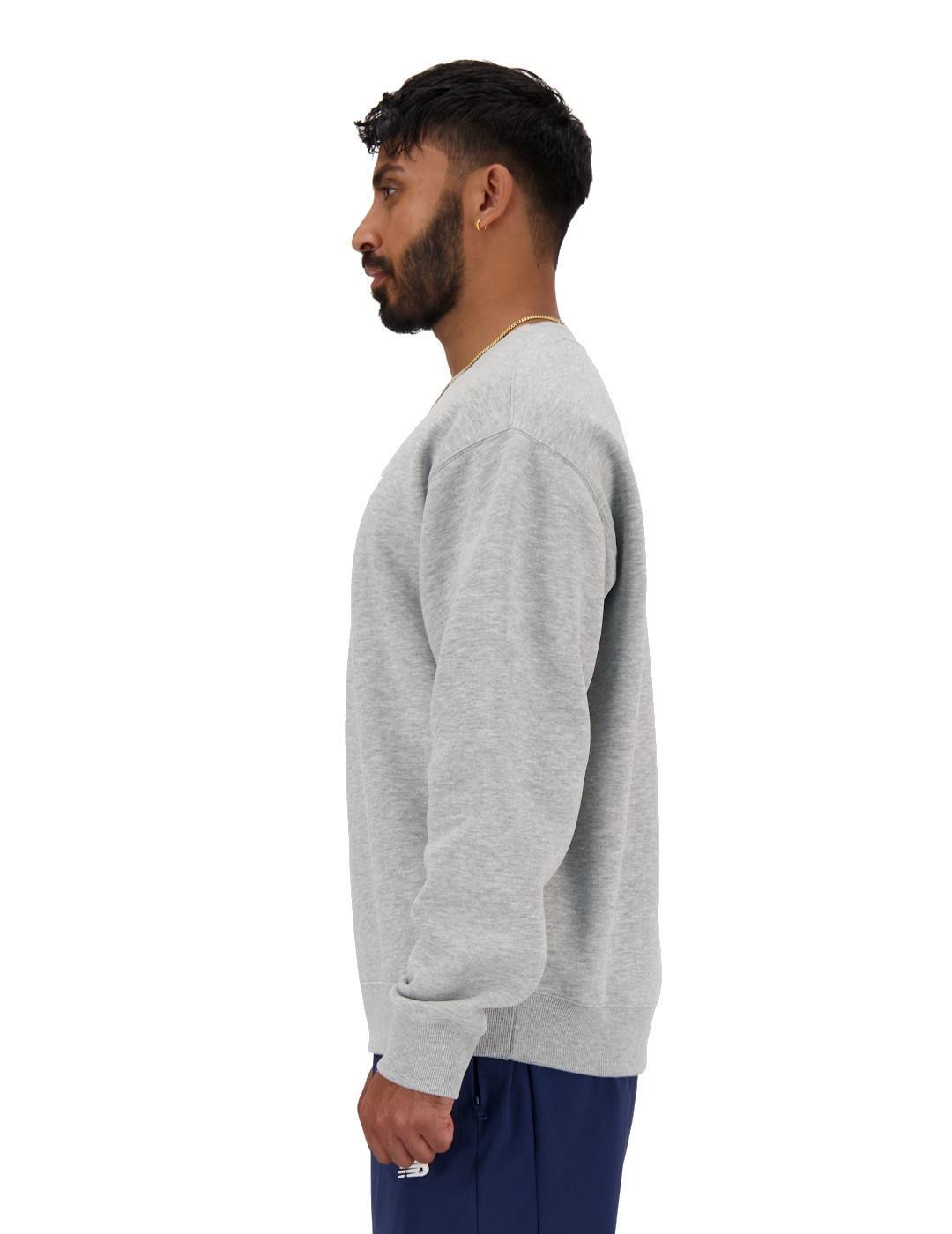 Sudadera para Hombre New balance Mt41510 Gris 3/3
