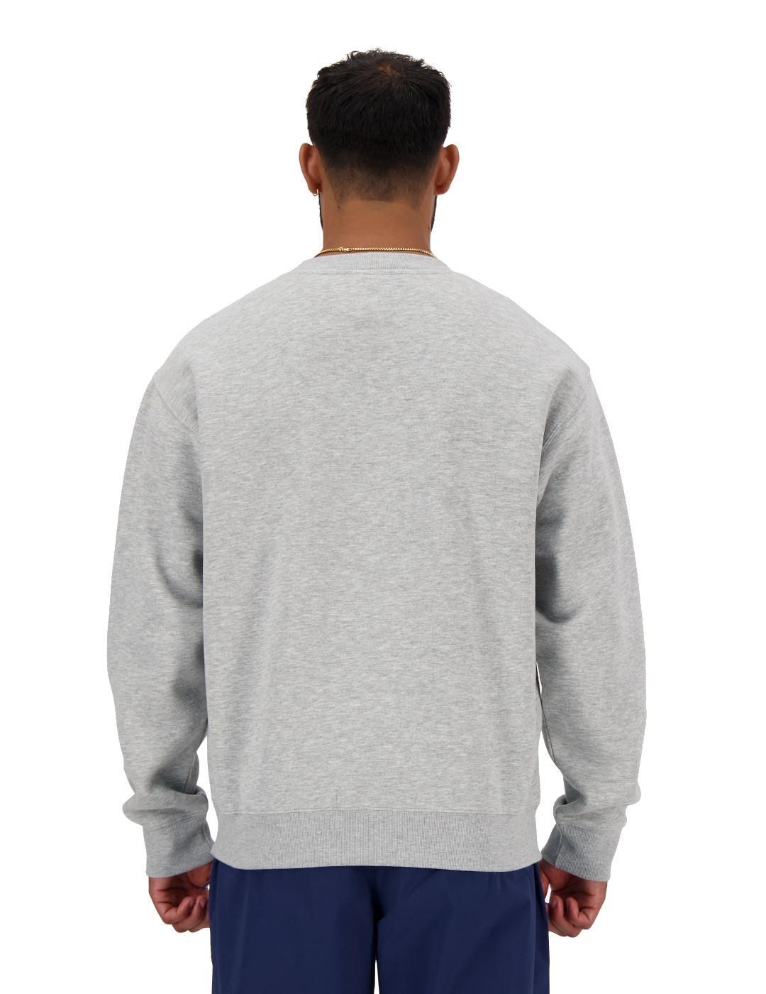 Sudadera para Hombre New balance Mt41510 Gris 2/3