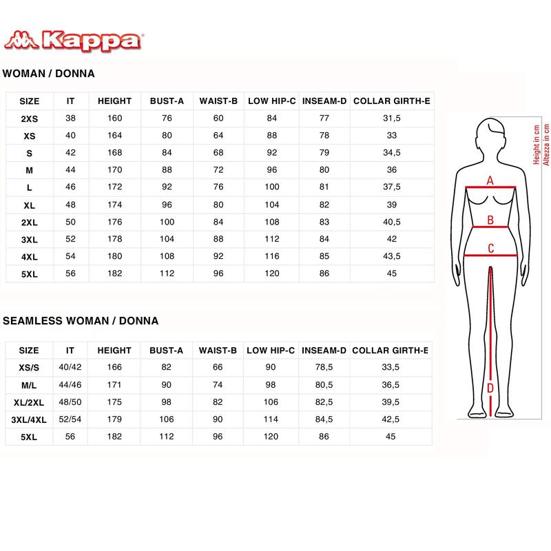 kappa giubbotto da donna in poliestere rosso da fitness