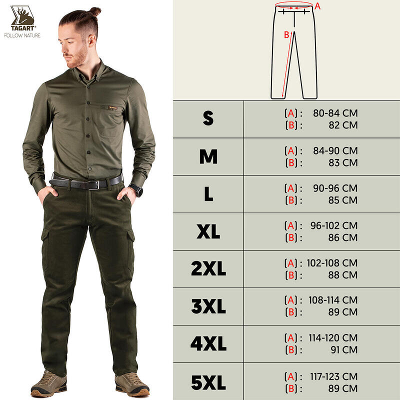 Pantalon de chasse cargo Frost 2 chaud pour homme