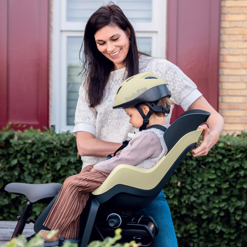 BOBIKE Siège enfant GO Support pour porte-bagages Reclinming, Vanilla Cup Cake